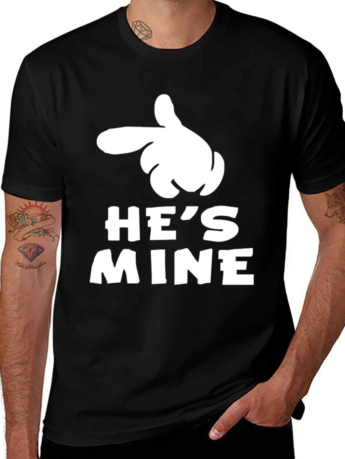 Hes Mine Matching Couple T-Shirt