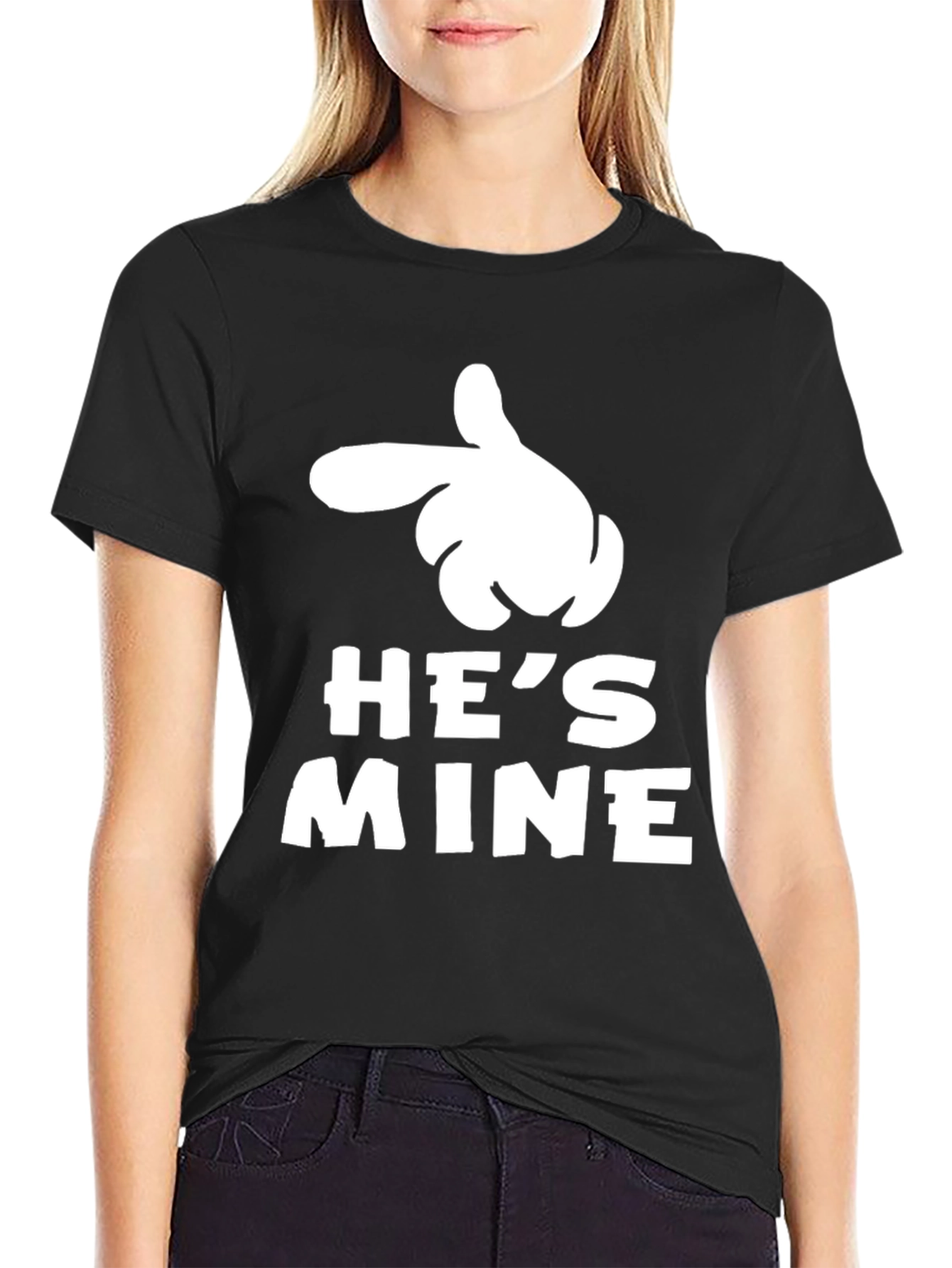 Hes Mine Matching Couple T-Shirt
