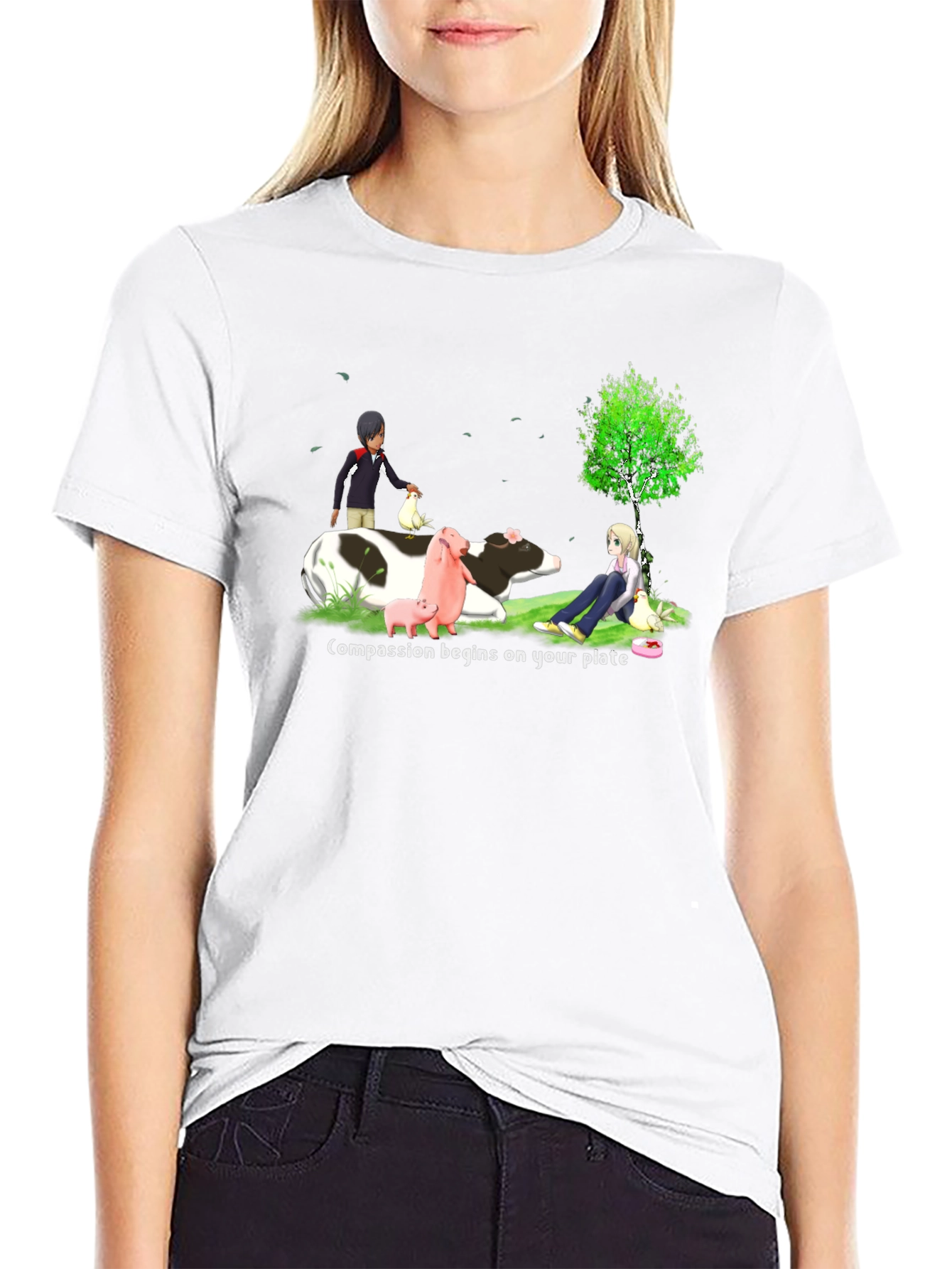 Compassion Begins On Your Plate T-Shirt