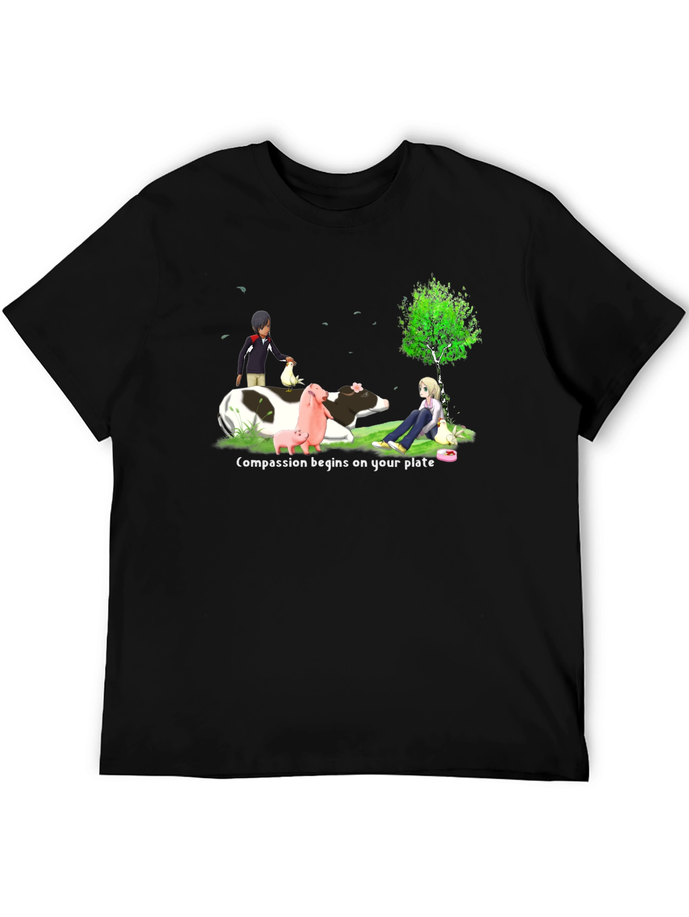Compassion Begins On Your Plate T-Shirt