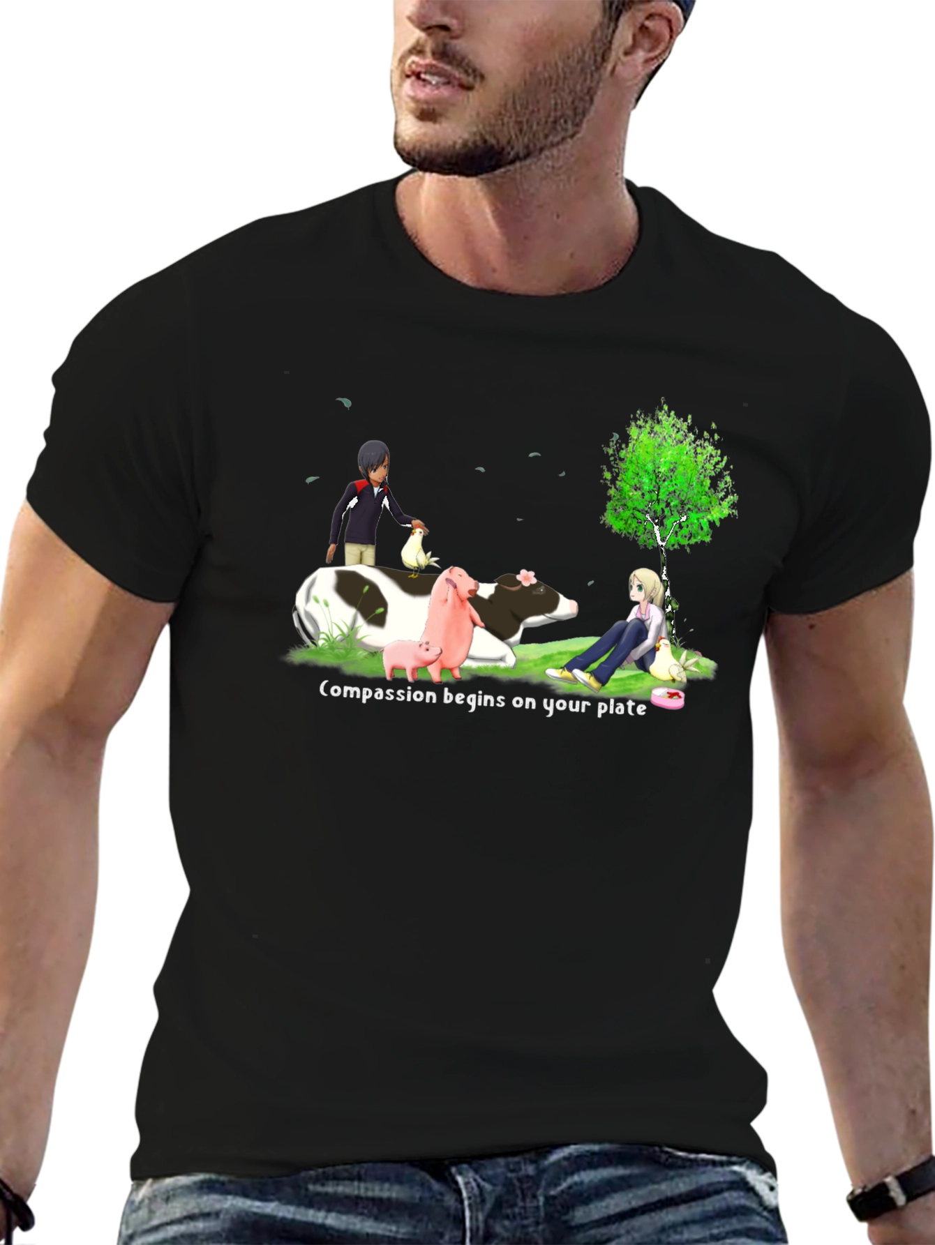 Compassion Begins On Your Plate T-Shirt