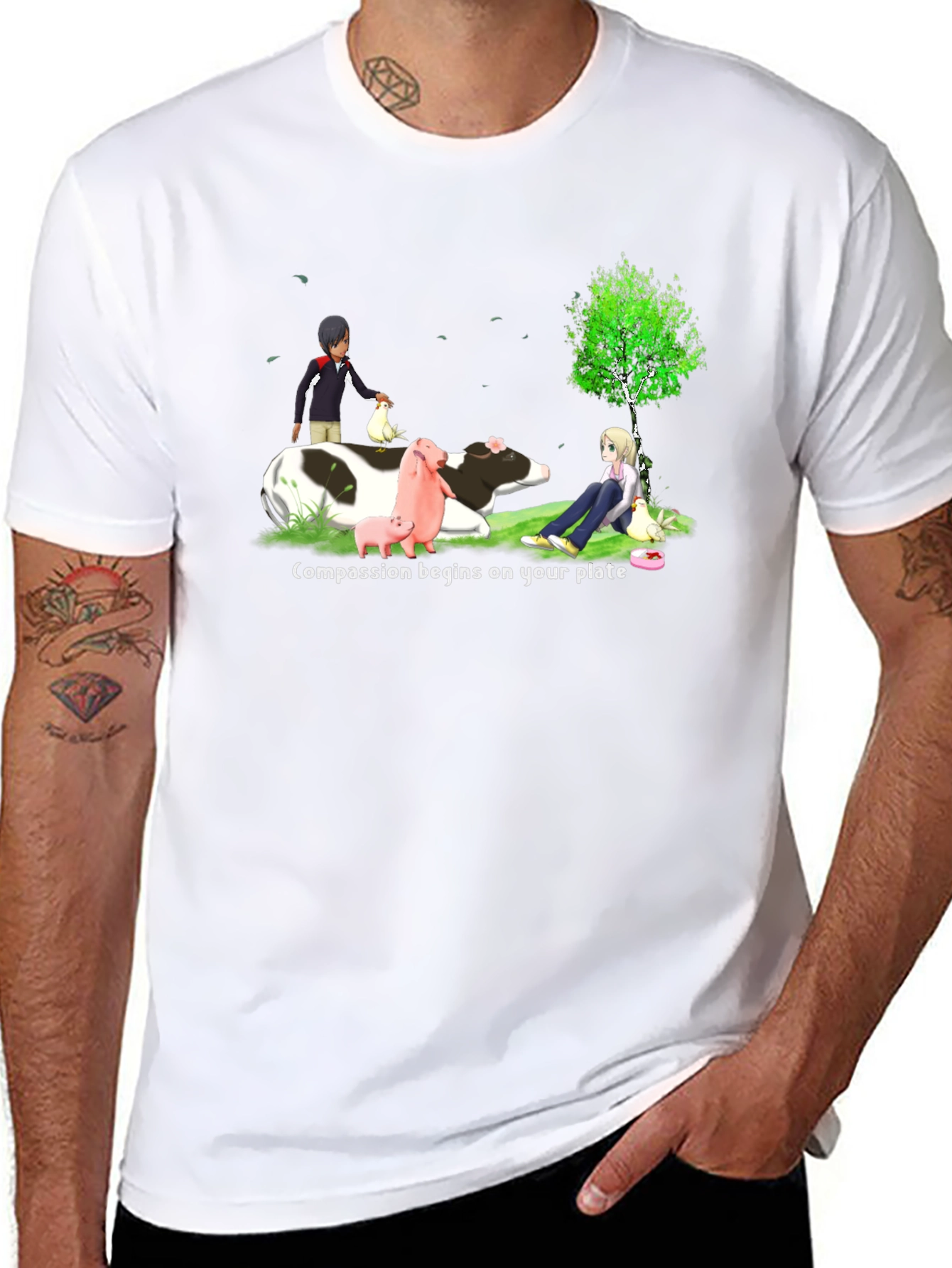 Compassion Begins On Your Plate T-Shirt