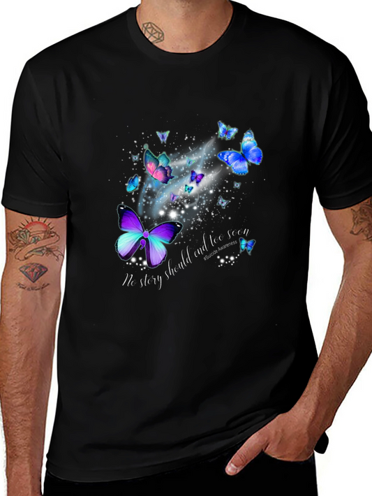 Butterfly Suicide Awareness Graphic Tee