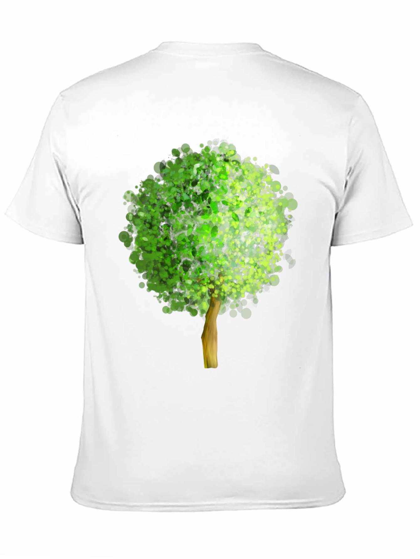 Arboreal Print Black T-Shirt