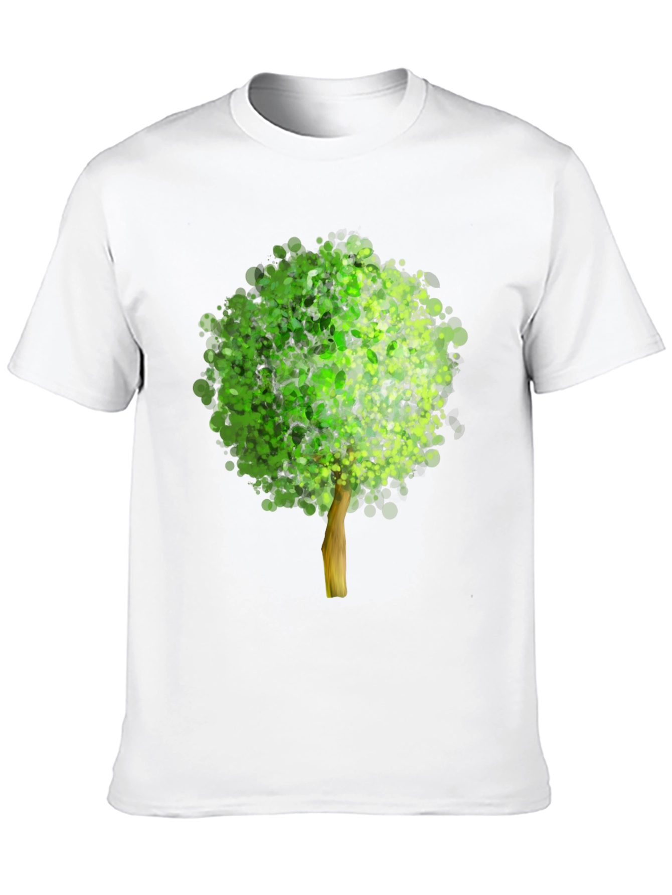 Arboreal Print Black T-Shirt