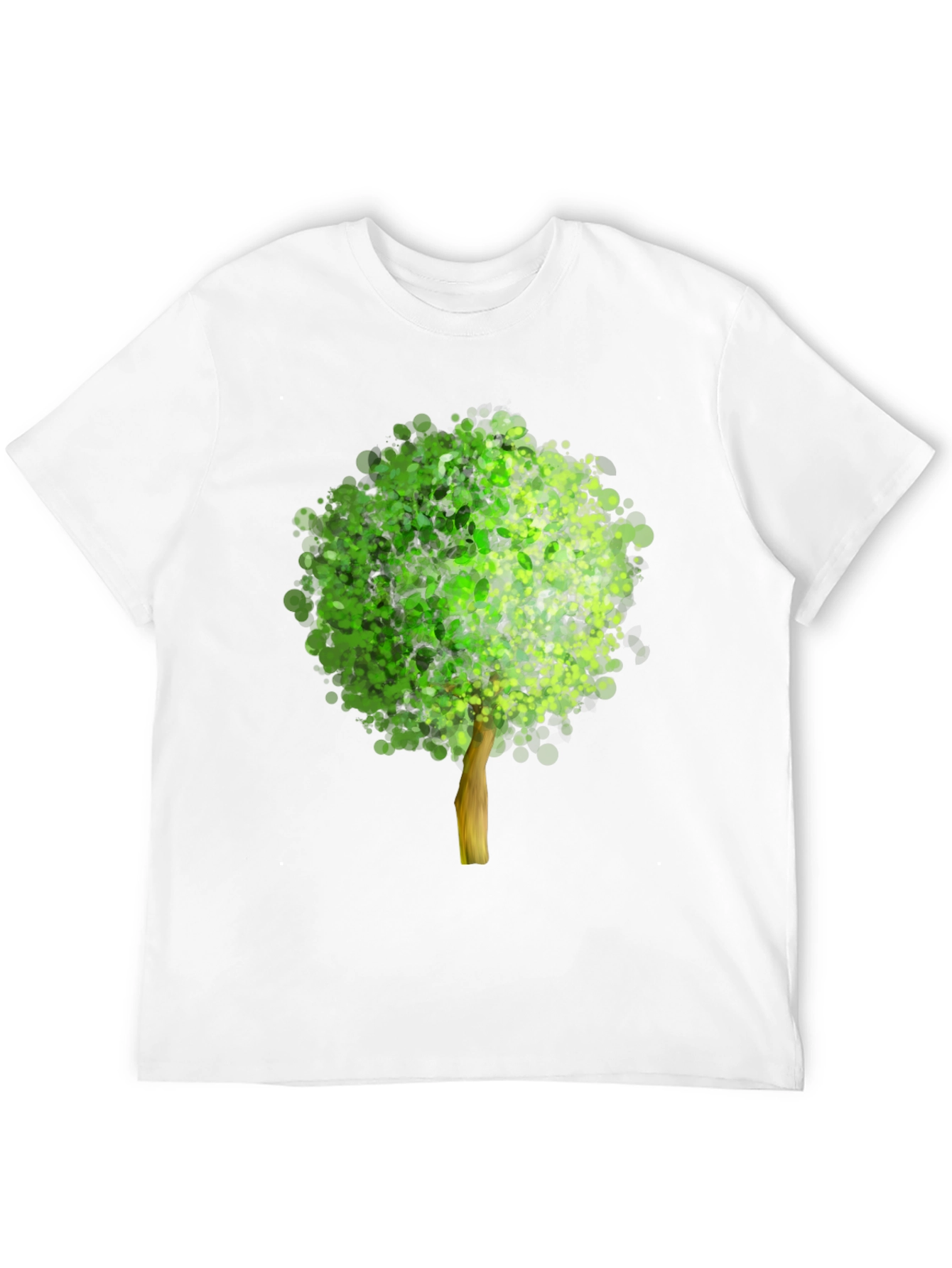 Arboreal Print Black T-Shirt