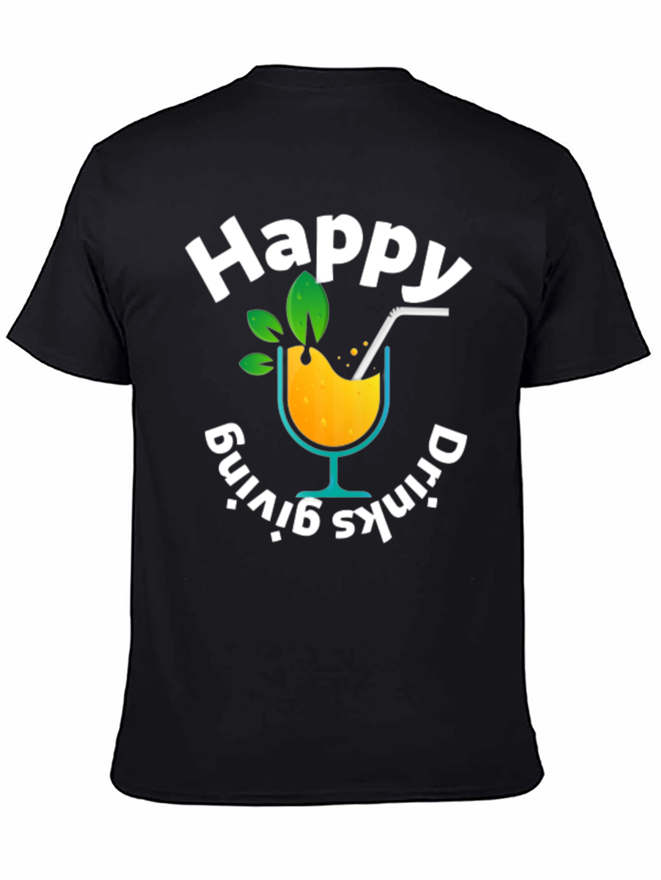 Happy Drinks-Giving Graphic T-Shirt