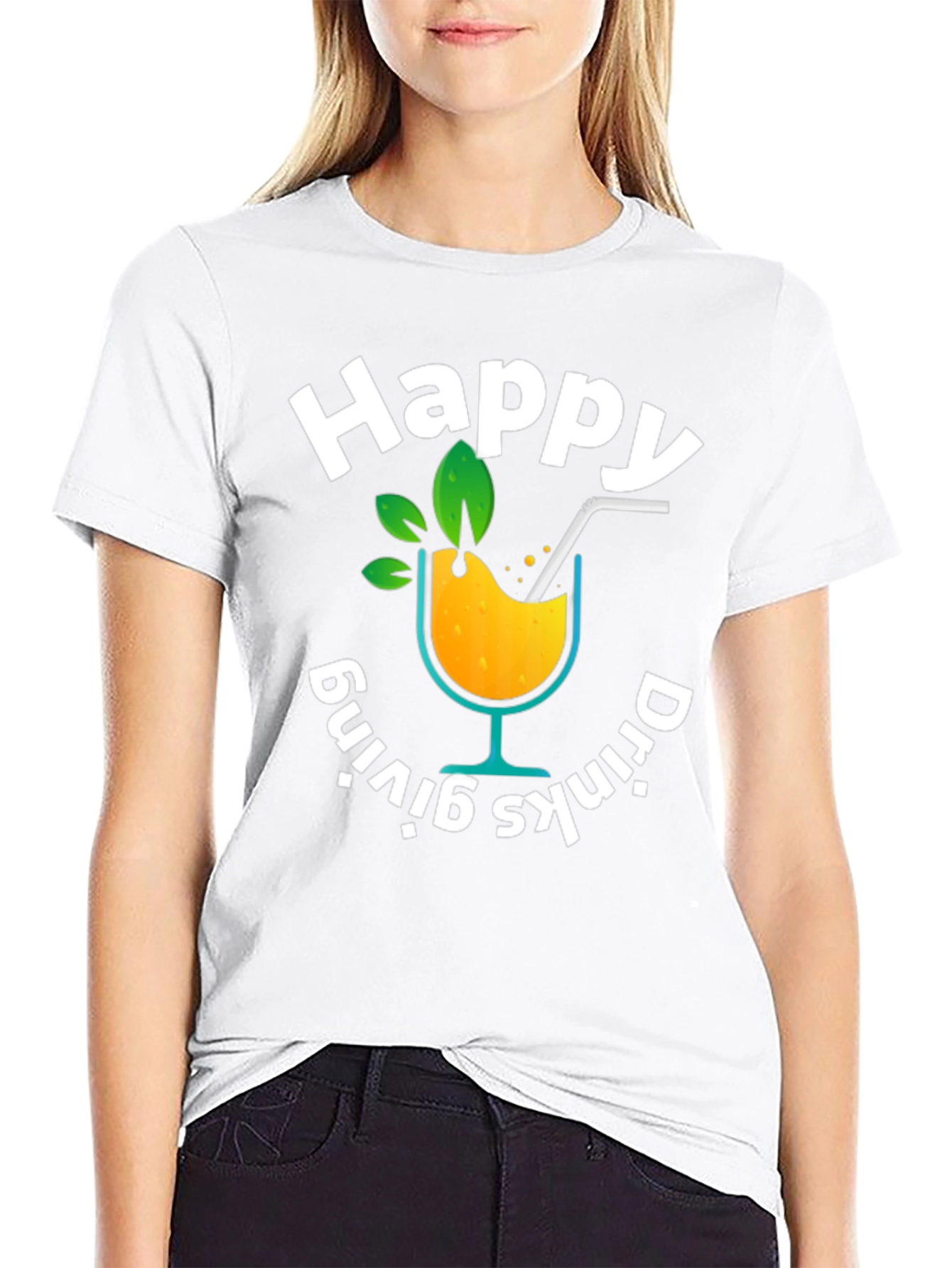 Happy Drinks-Giving Graphic T-Shirt