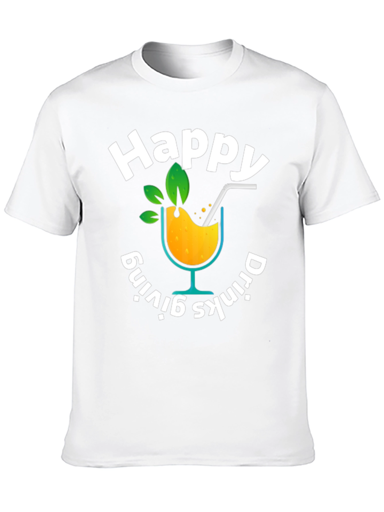 Happy Drinks-Giving Graphic T-Shirt
