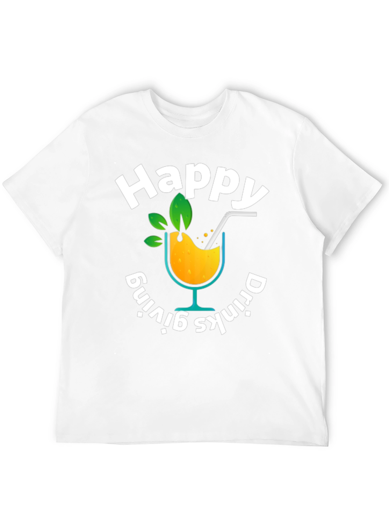 Happy Drinks-Giving Graphic T-Shirt