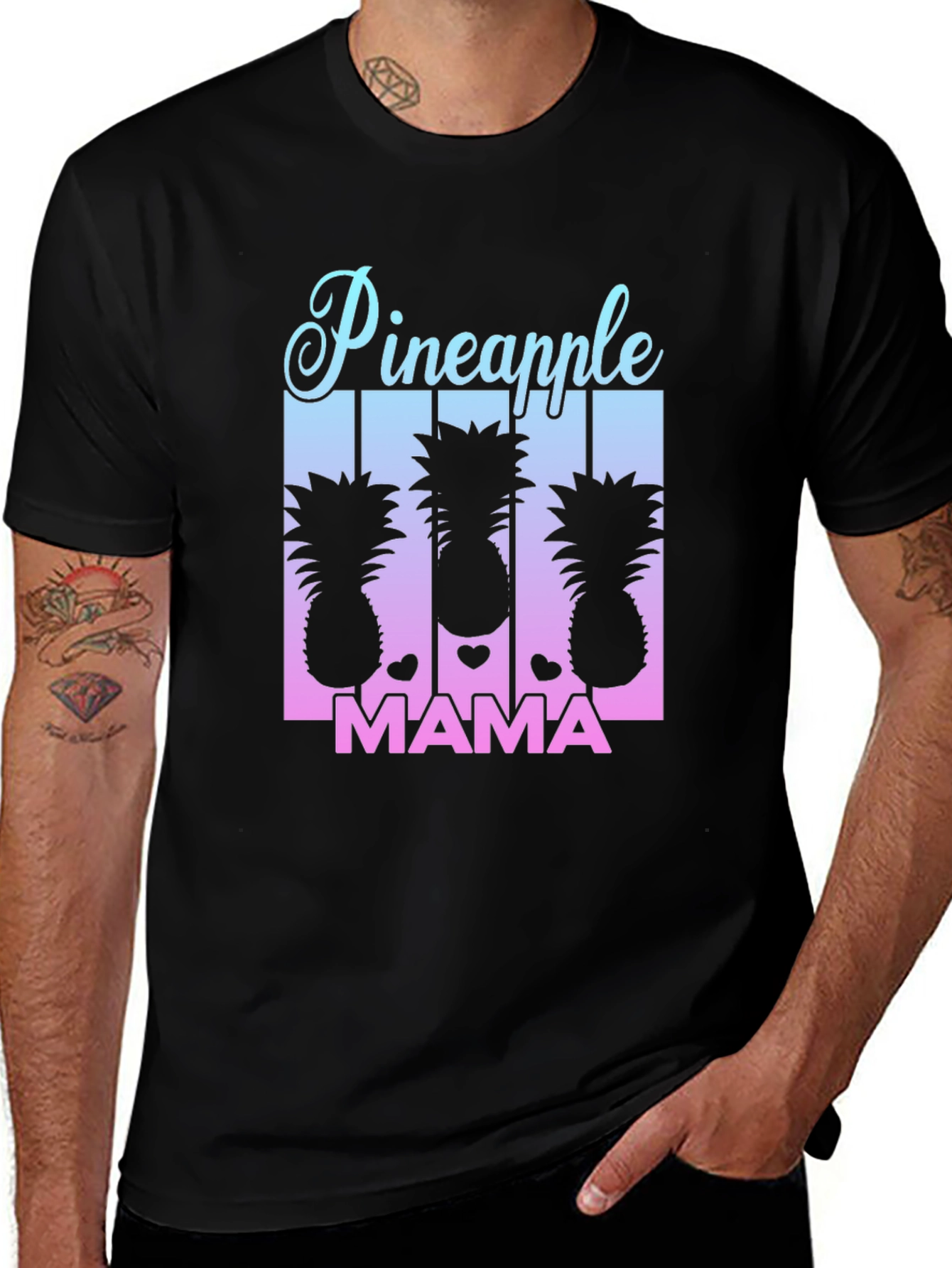 Pineapple Mama Graphic Tee - Cute Summer Shirt