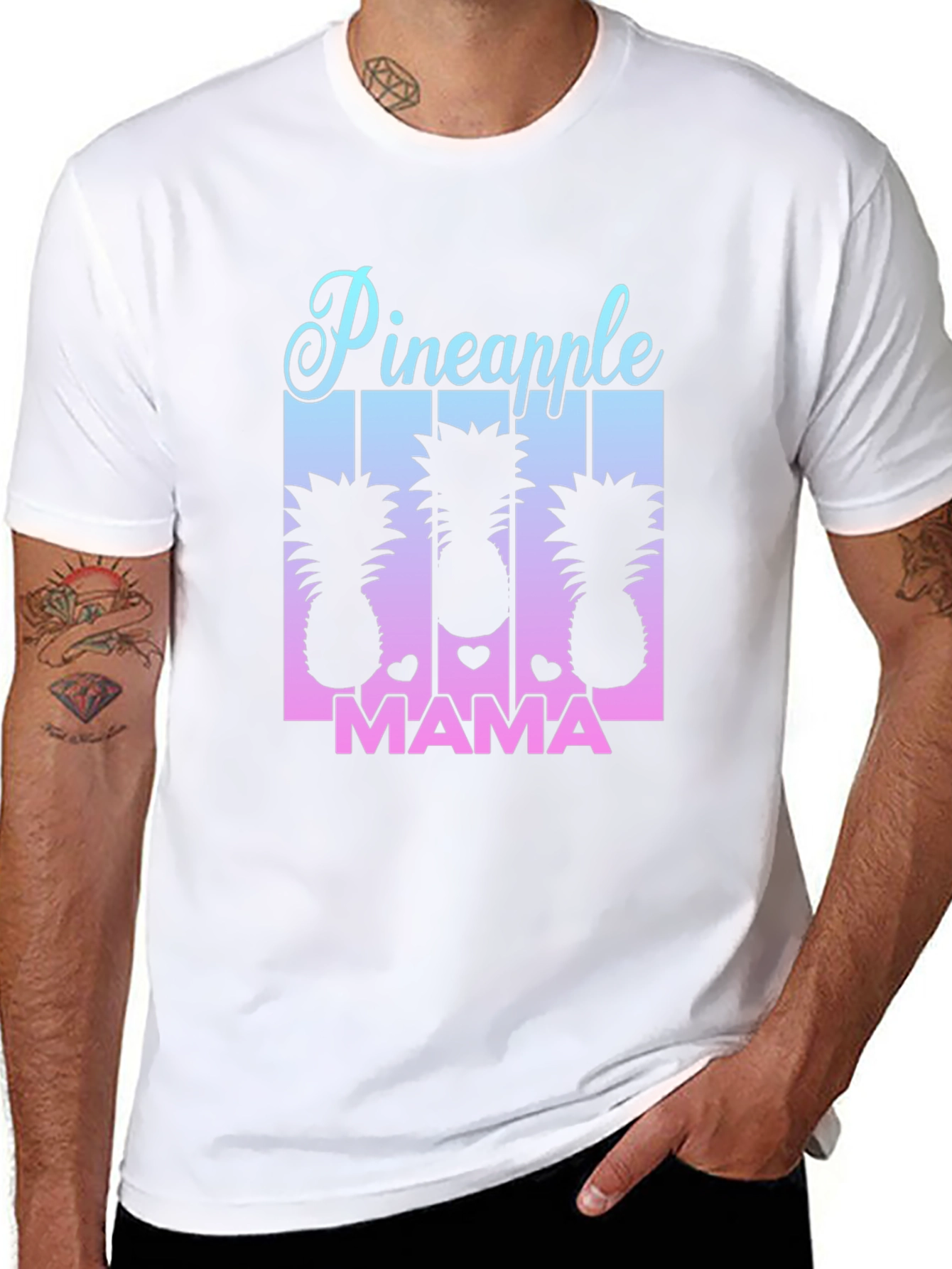 Pineapple Mama Graphic Tee - Cute Summer Shirt