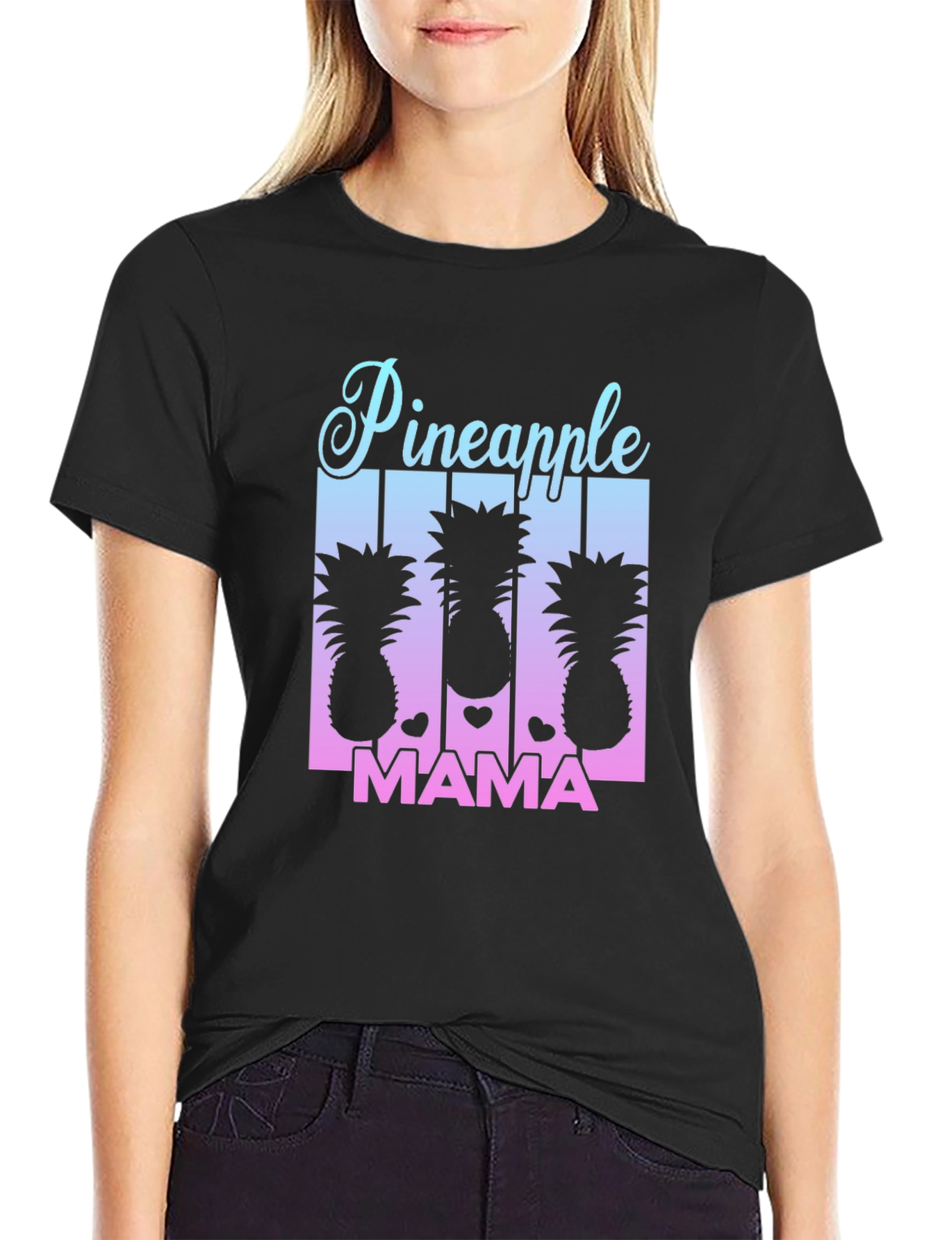 Pineapple Mama Graphic Tee - Cute Summer Shirt