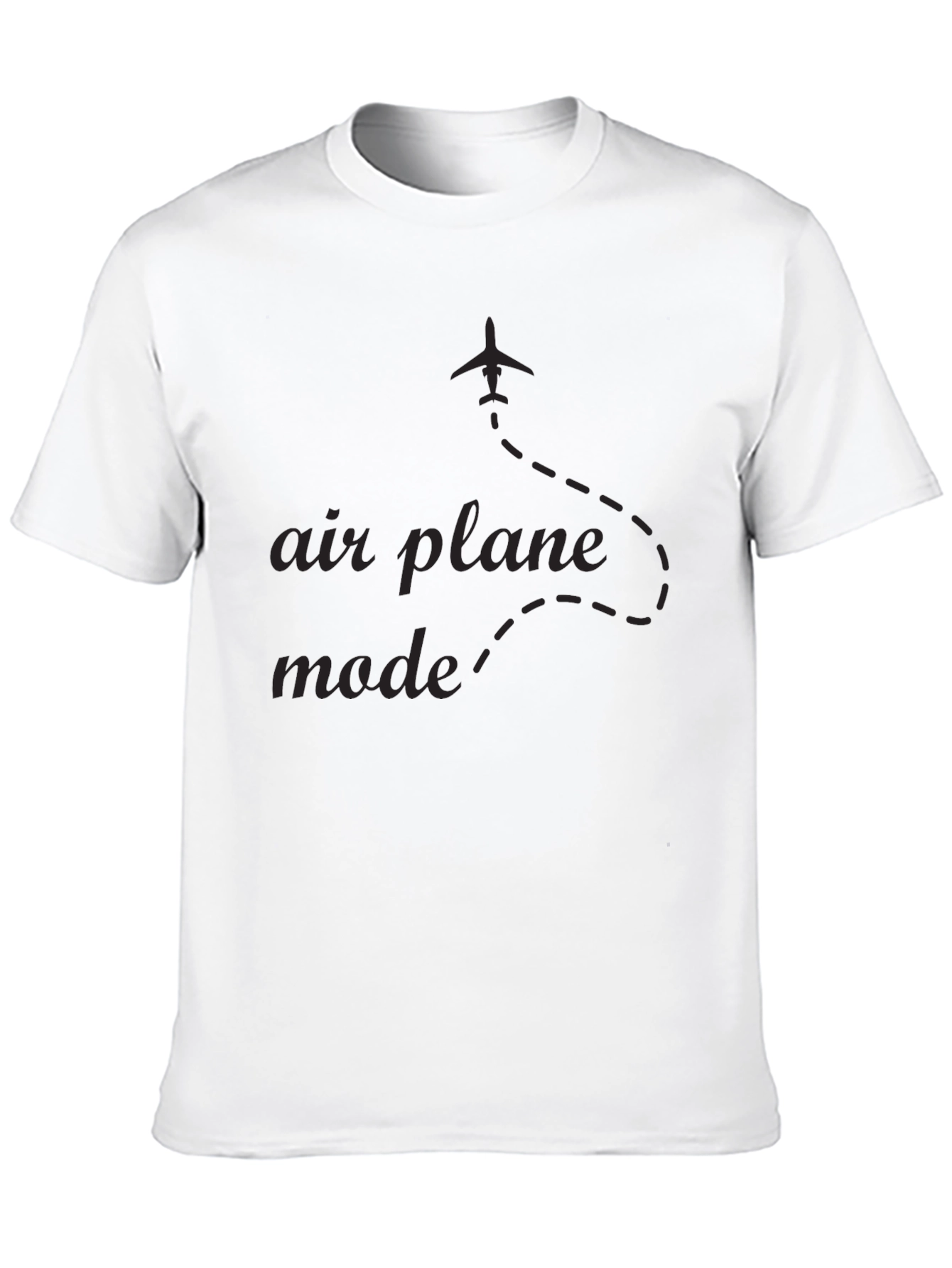 Airplane Mode Black T-Shirt