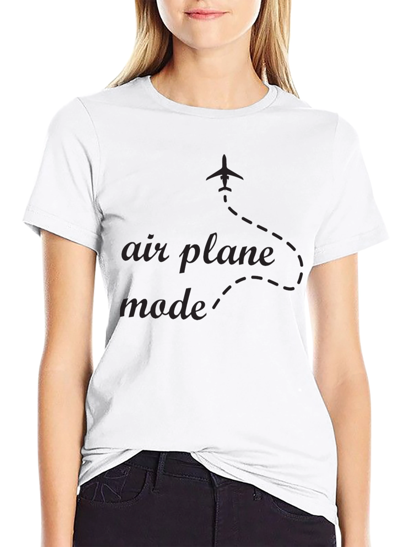 Airplane Mode Black T-Shirt