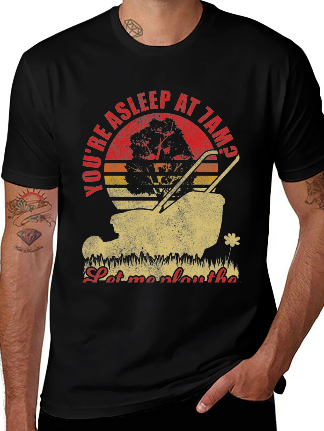 Funny Landscaping T-Shirt - Let Me Play