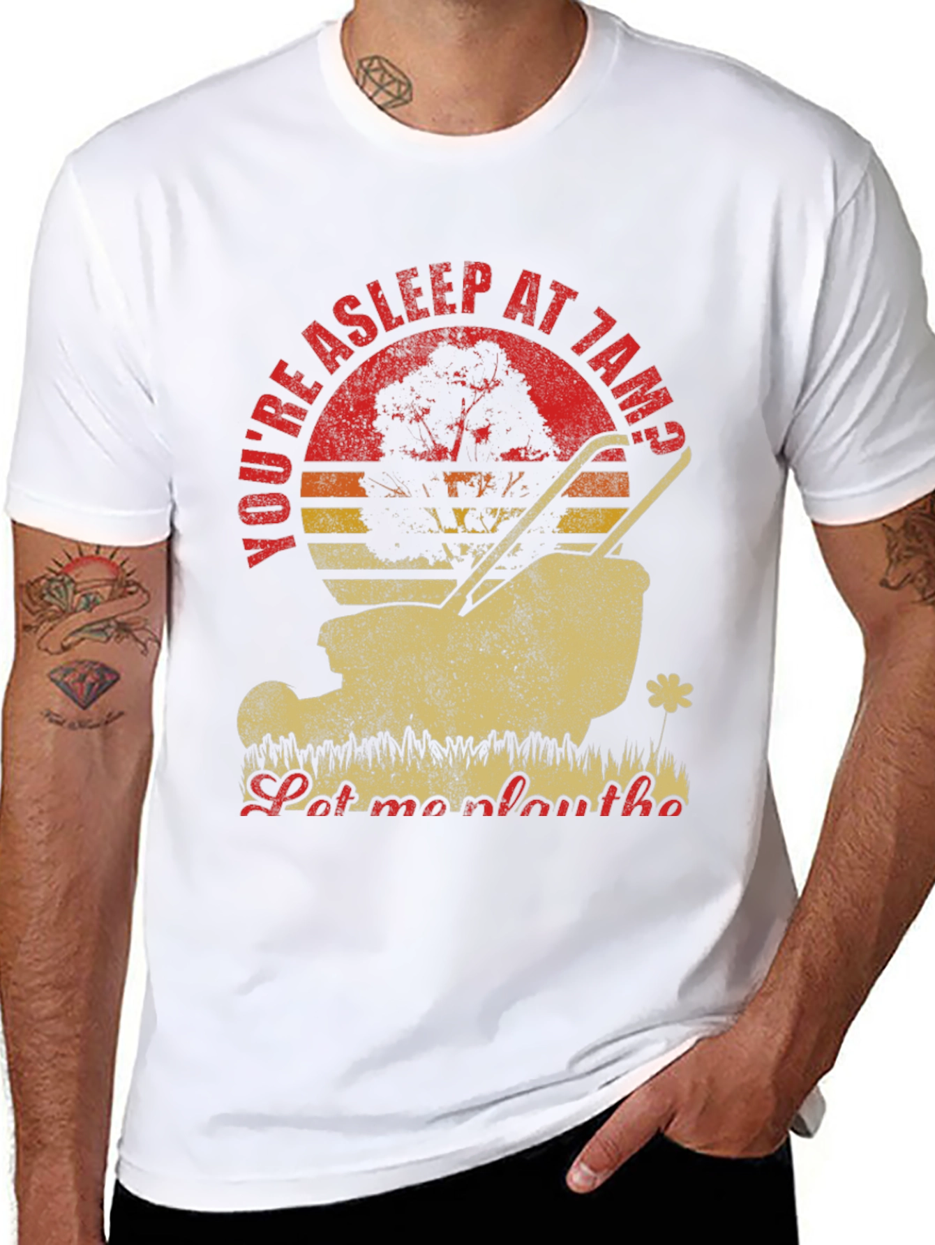 Funny Landscaping T-Shirt - Let Me Play