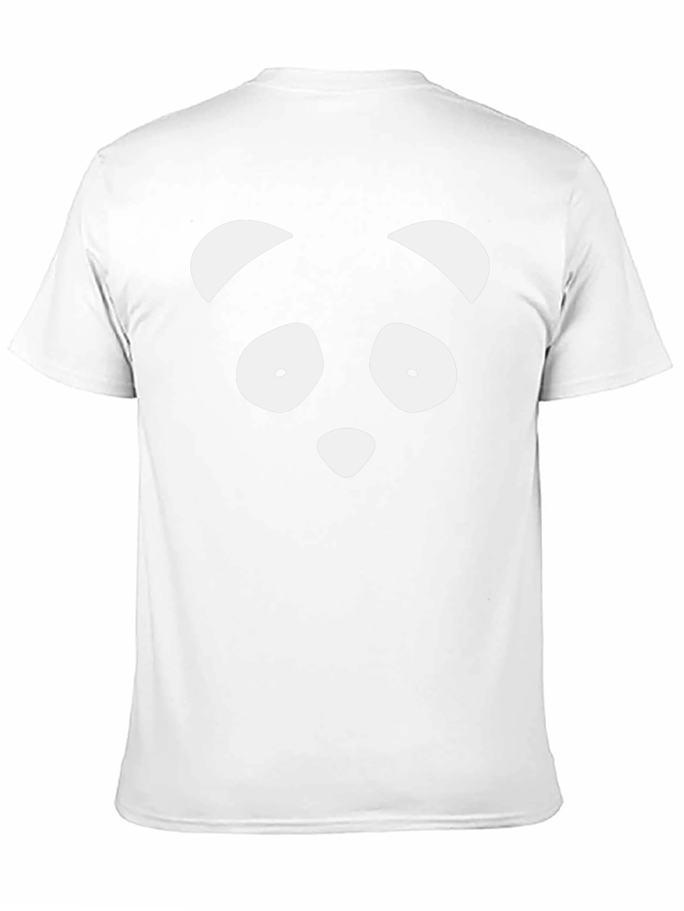 Panda Face Graphic Print T-Shirt