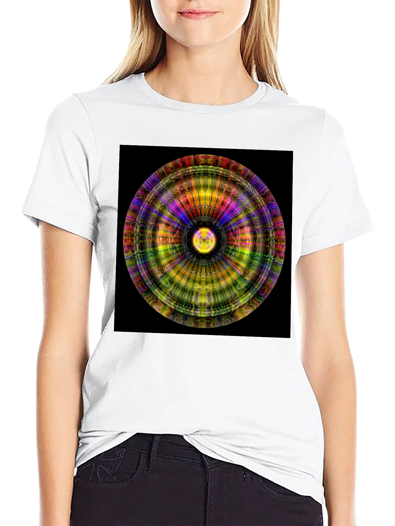 Psychedelic Mandala Graphic Tee
