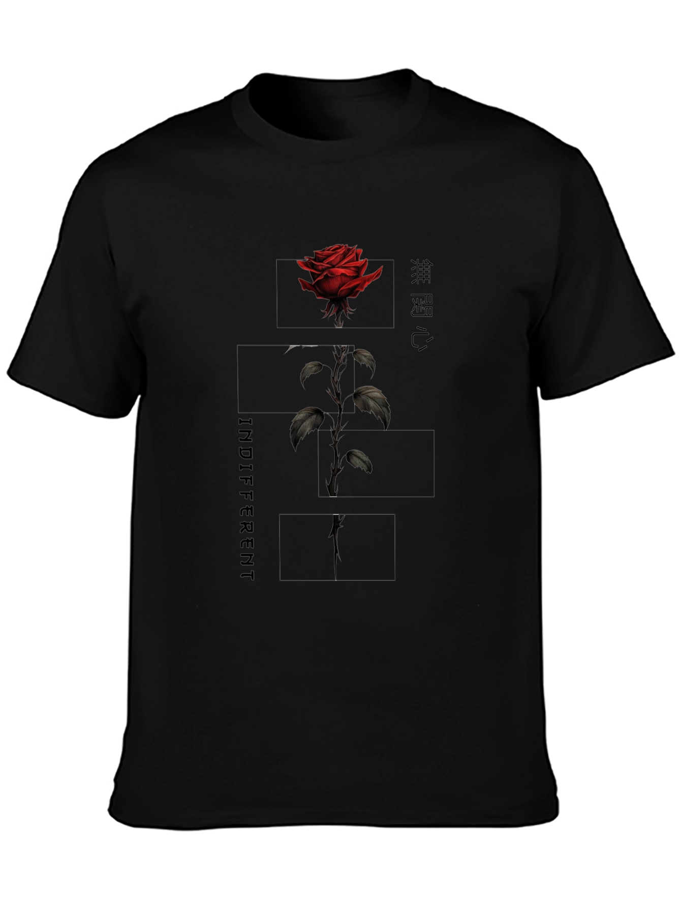 Indifferent Rose Graphic Tee