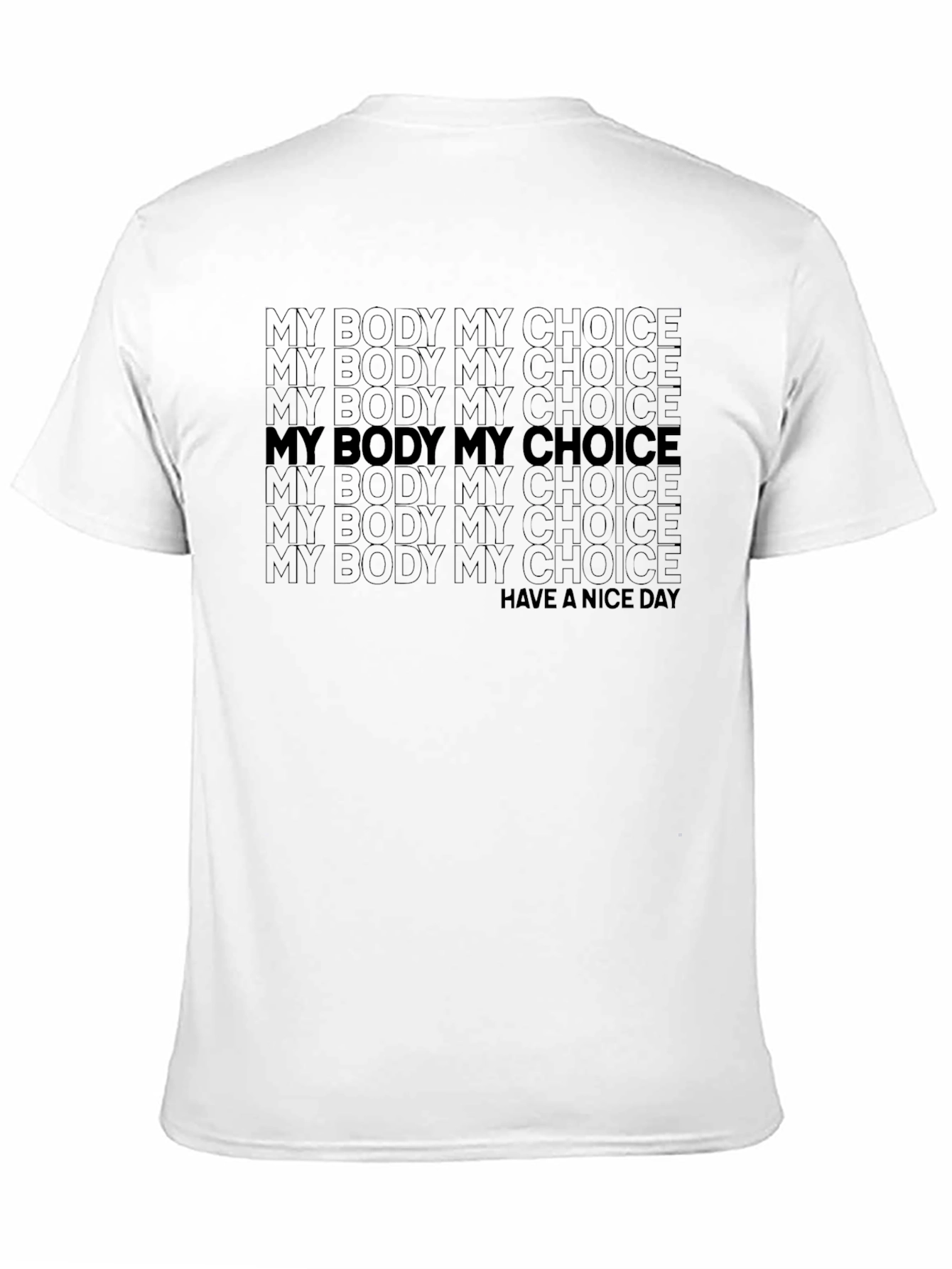 My Body My Choice Graphic Tee - Pro-Choice T-Shirt