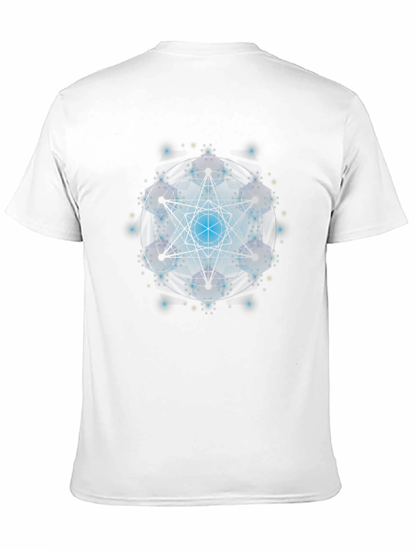 Metatrons Cube Black Graphic Tee