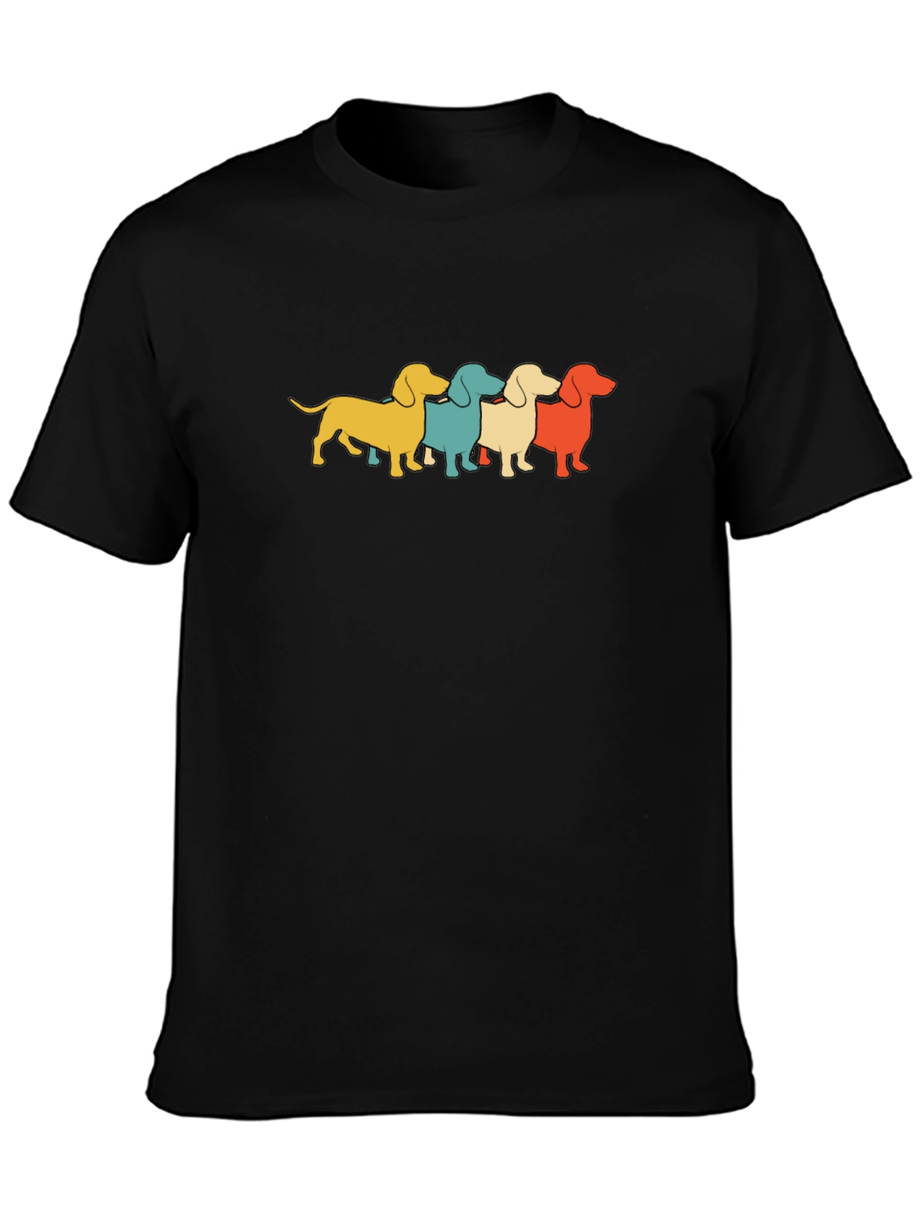 Retro Dachshund T-Shirt - Cute Dog Tee