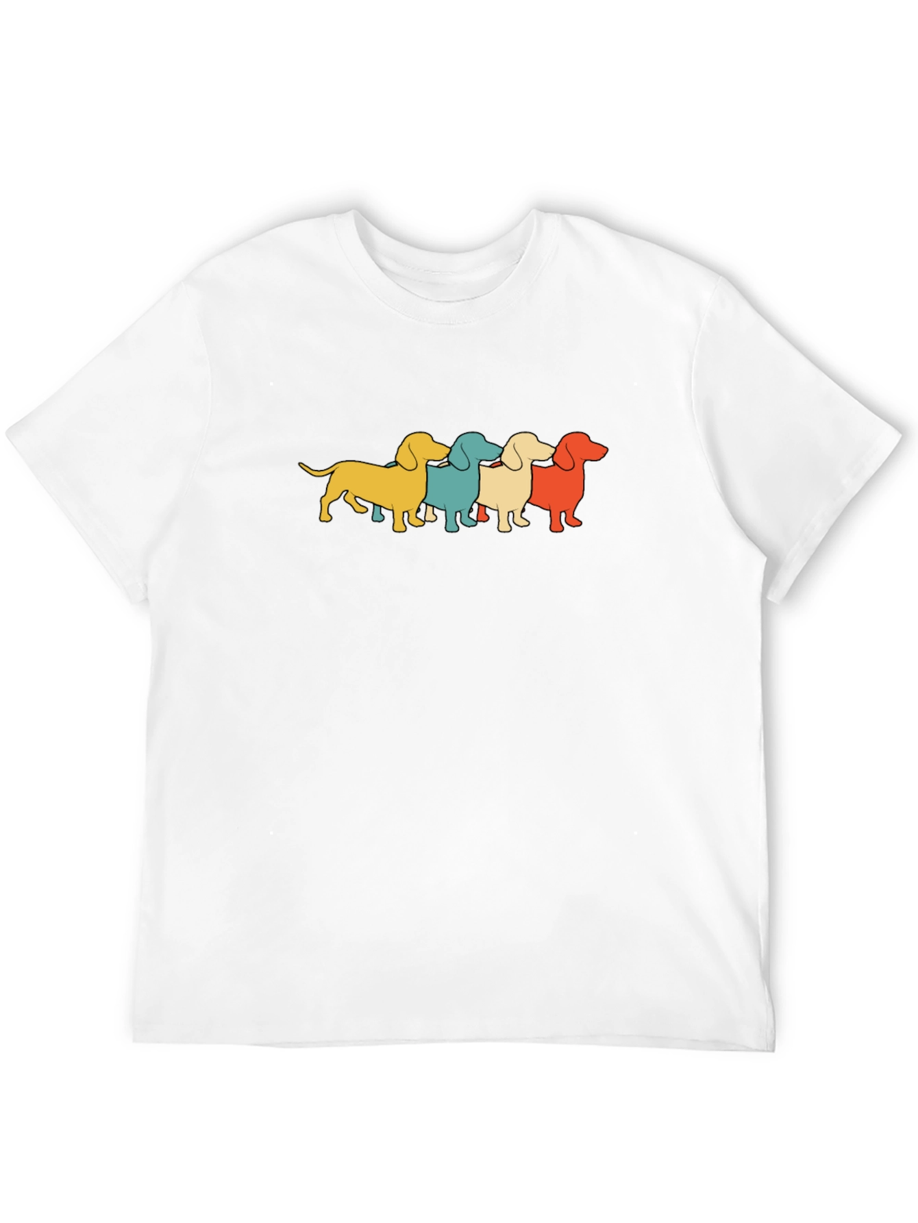 Retro Dachshund T-Shirt - Cute Dog Tee