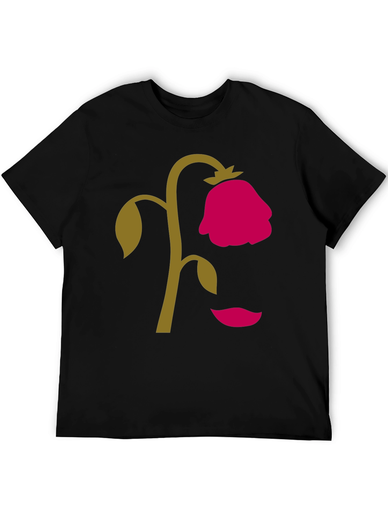 Wilted Rose Graphic T-Shirt - Unique Design