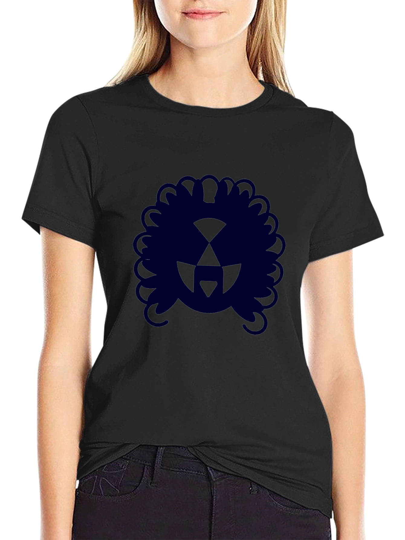 Radiation Symbol Afro T-Shirt - Stylish & Unique