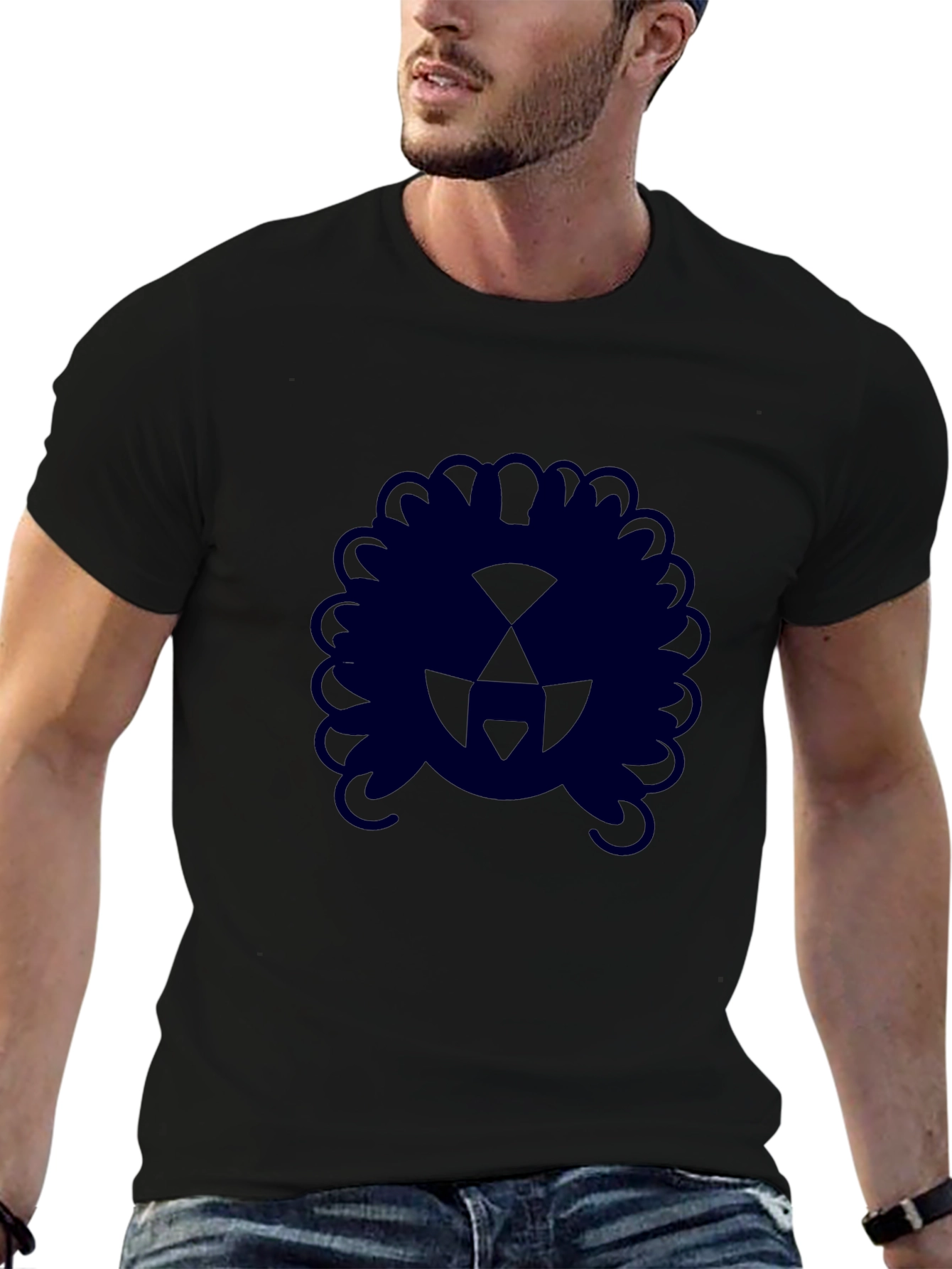 Radiation Symbol Afro T-Shirt - Stylish & Unique