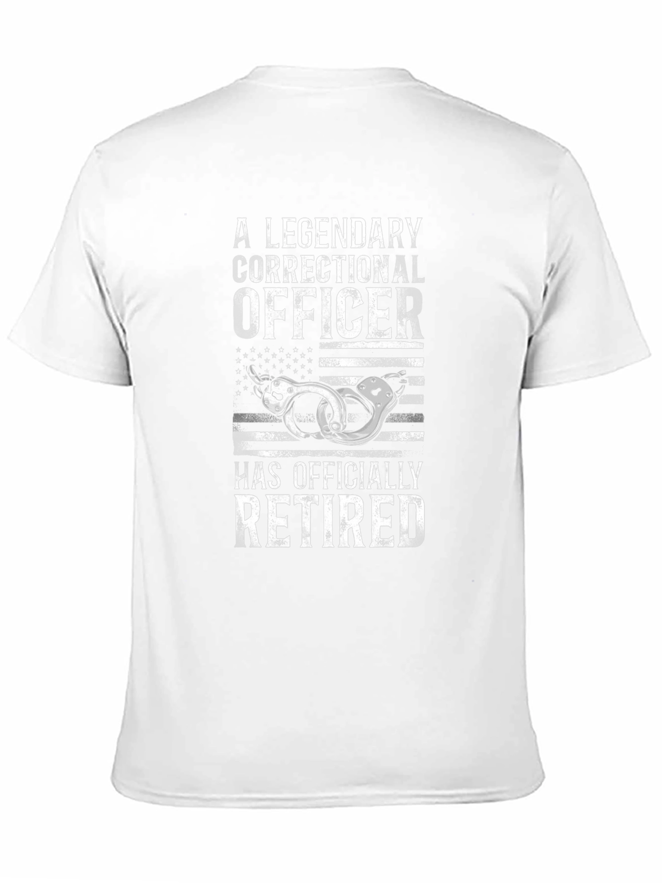 Retired Correctional Officer Graphic T-Shirt