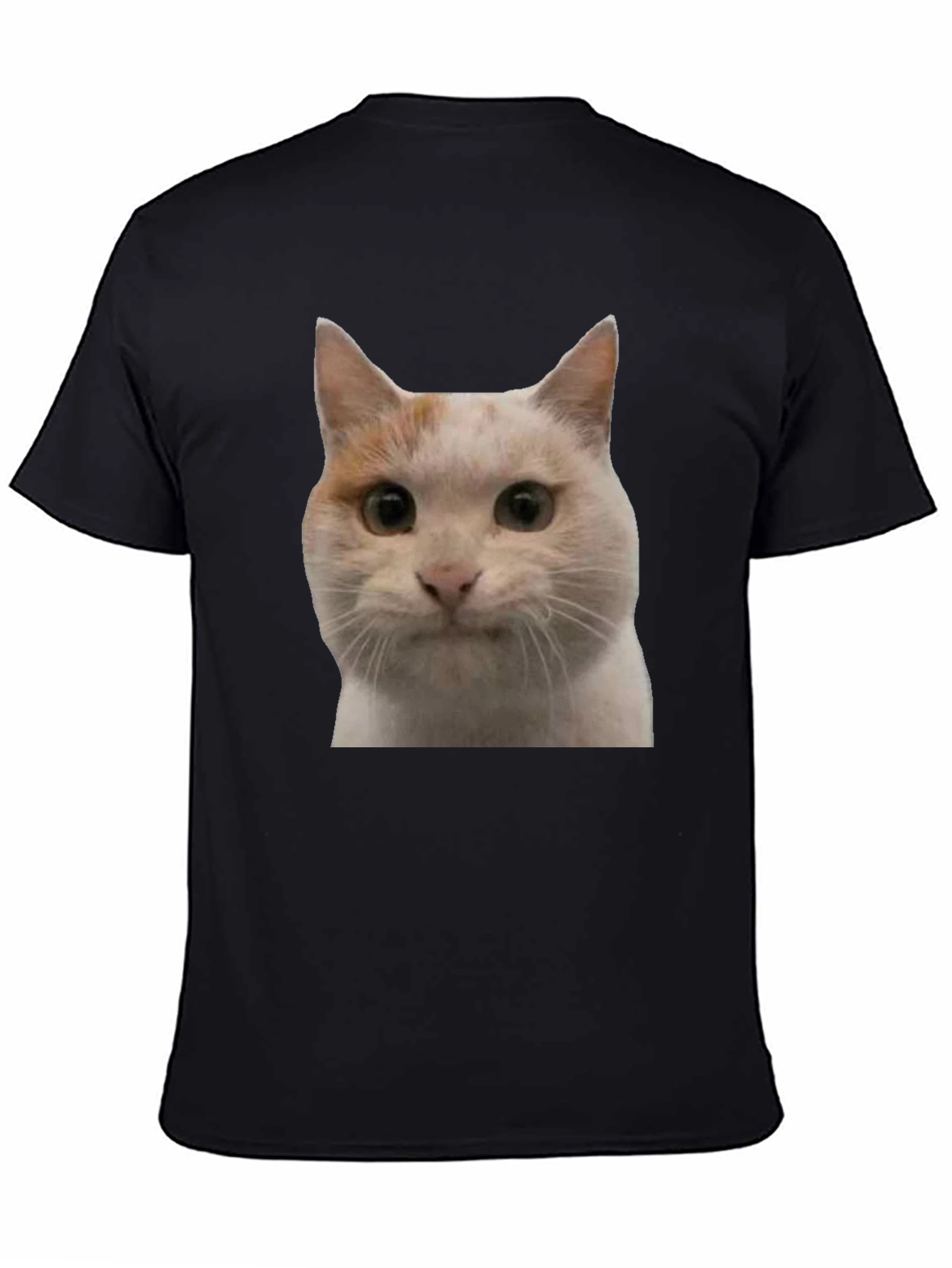 Cat Graphic Black T-Shirt