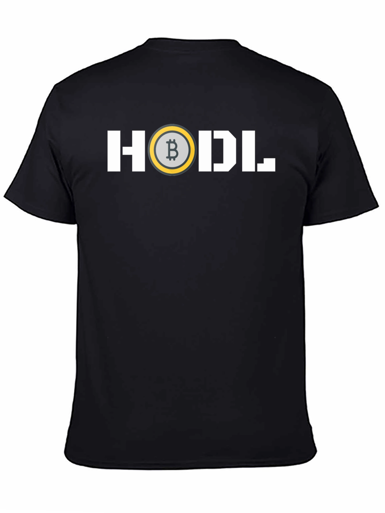 HODL Bitcoin Crypto T-Shirt - Black Cotton Tee