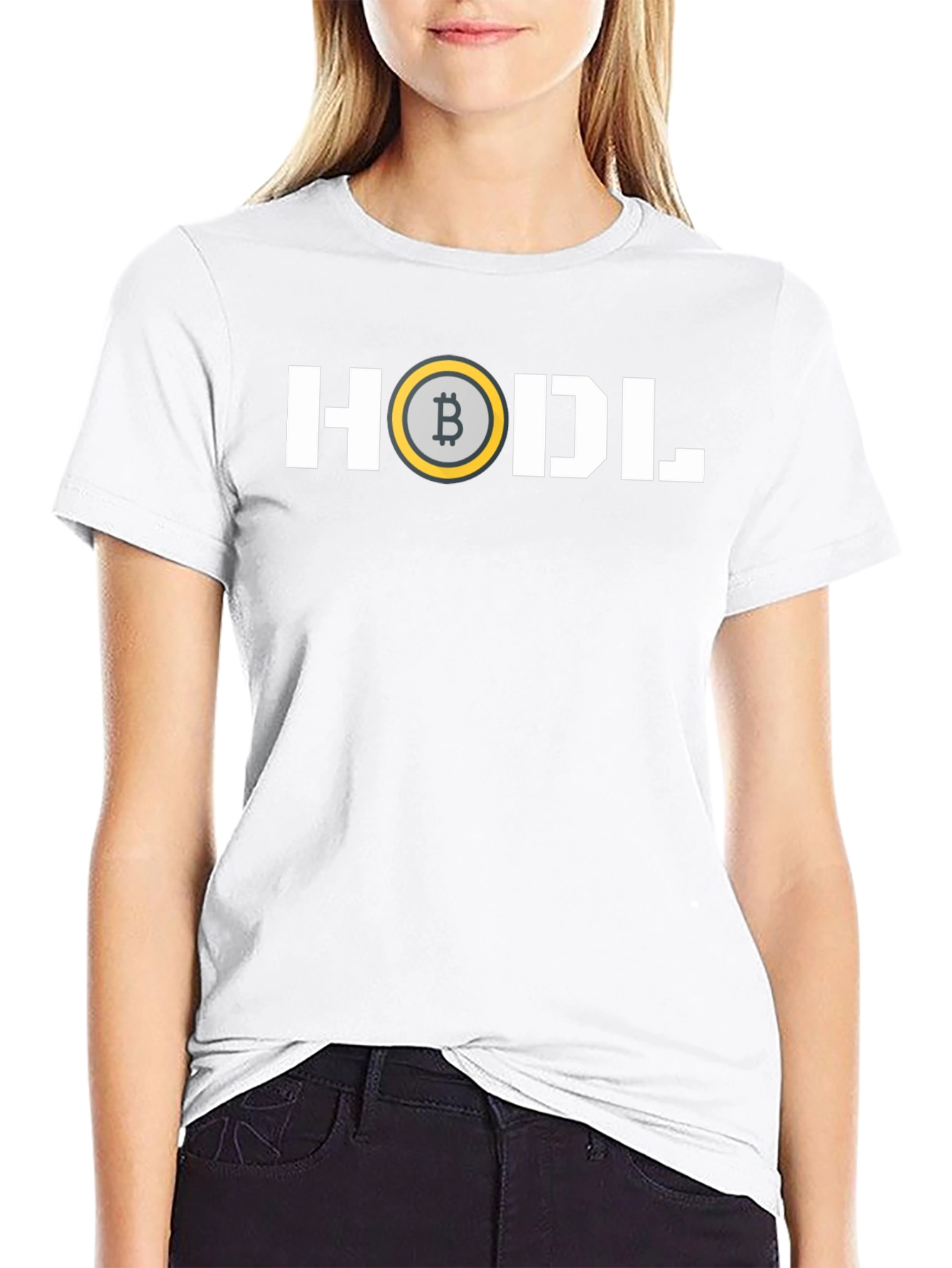 HODL Bitcoin Crypto T-Shirt - Black Cotton Tee