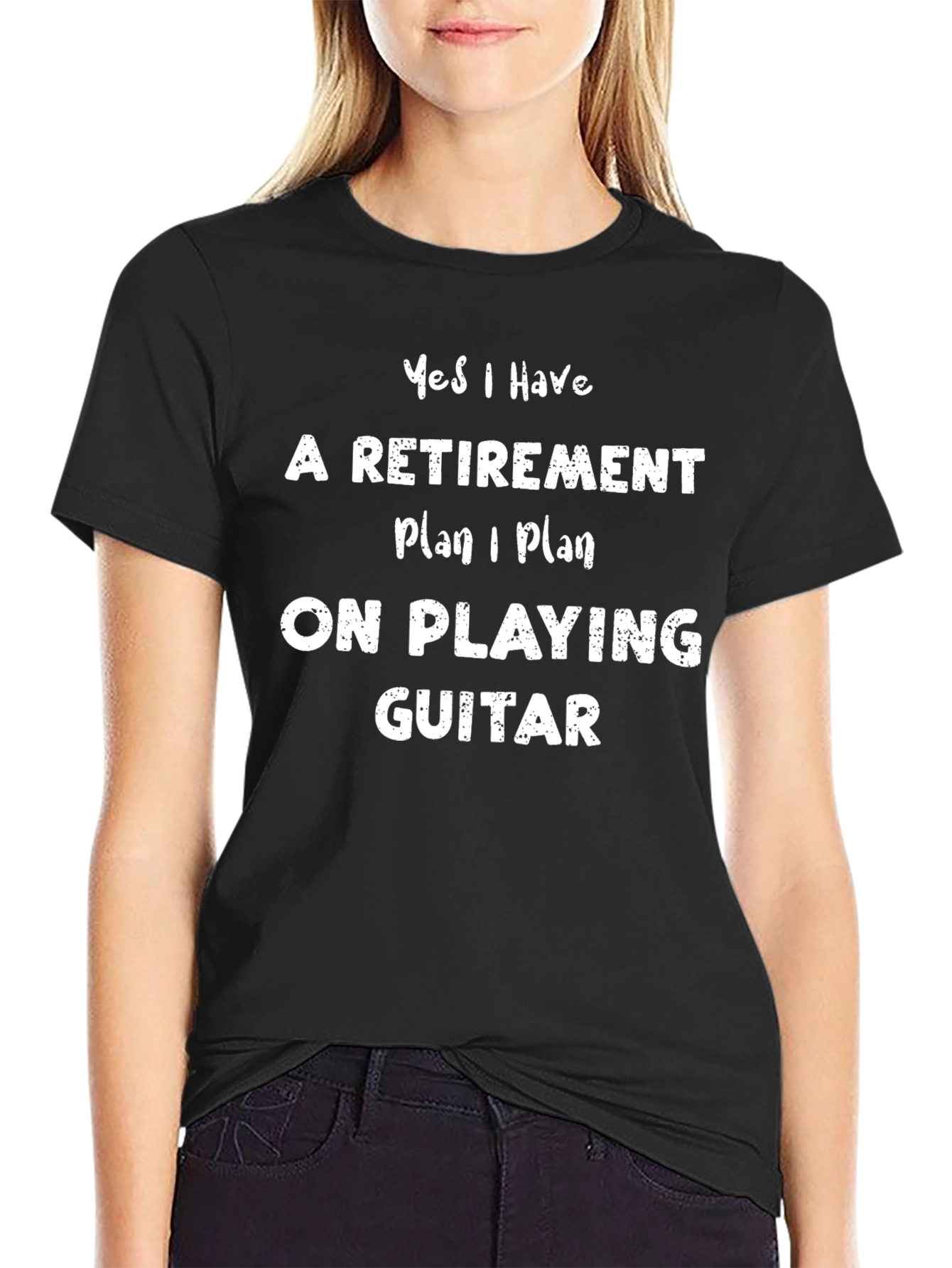 Retirement Plan Guitar Player T-Shirt