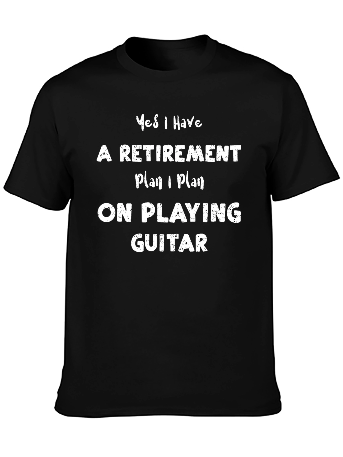Retirement Plan Guitar Player T-Shirt