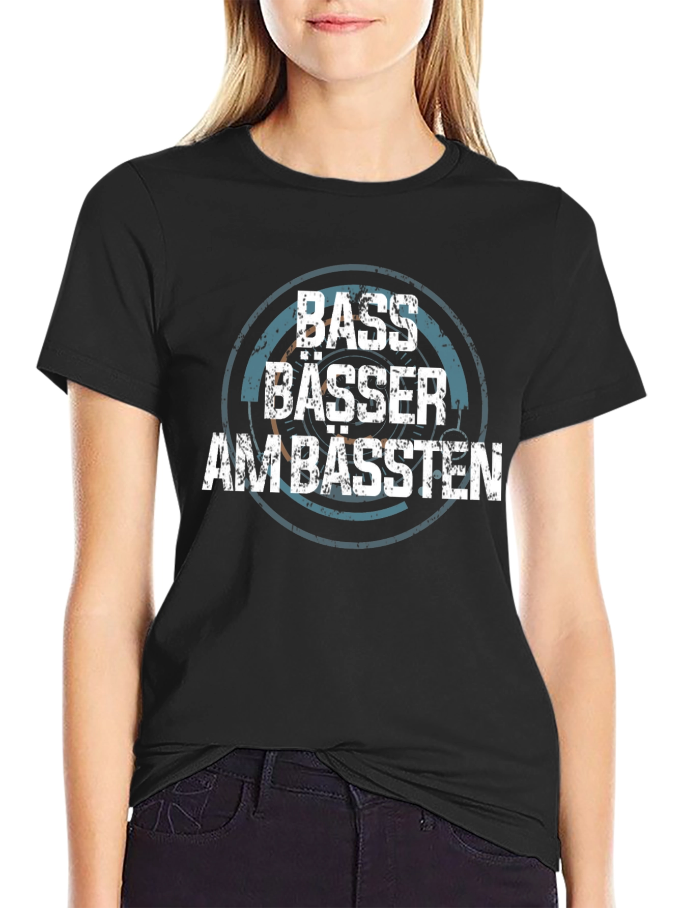 Bass Bässer Am Bässten Black T-Shirt