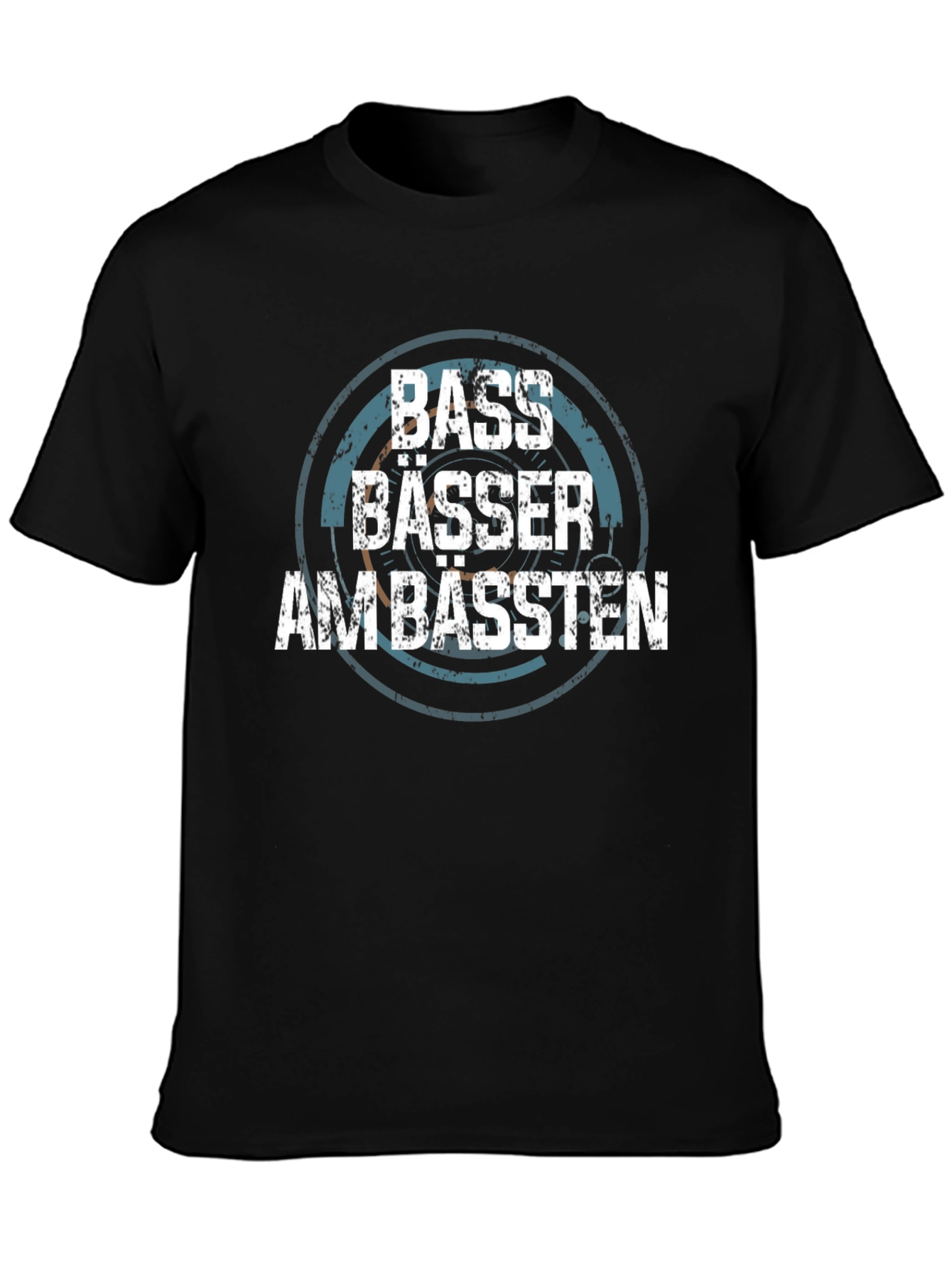 Bass Bässer Am Bässten Black T-Shirt