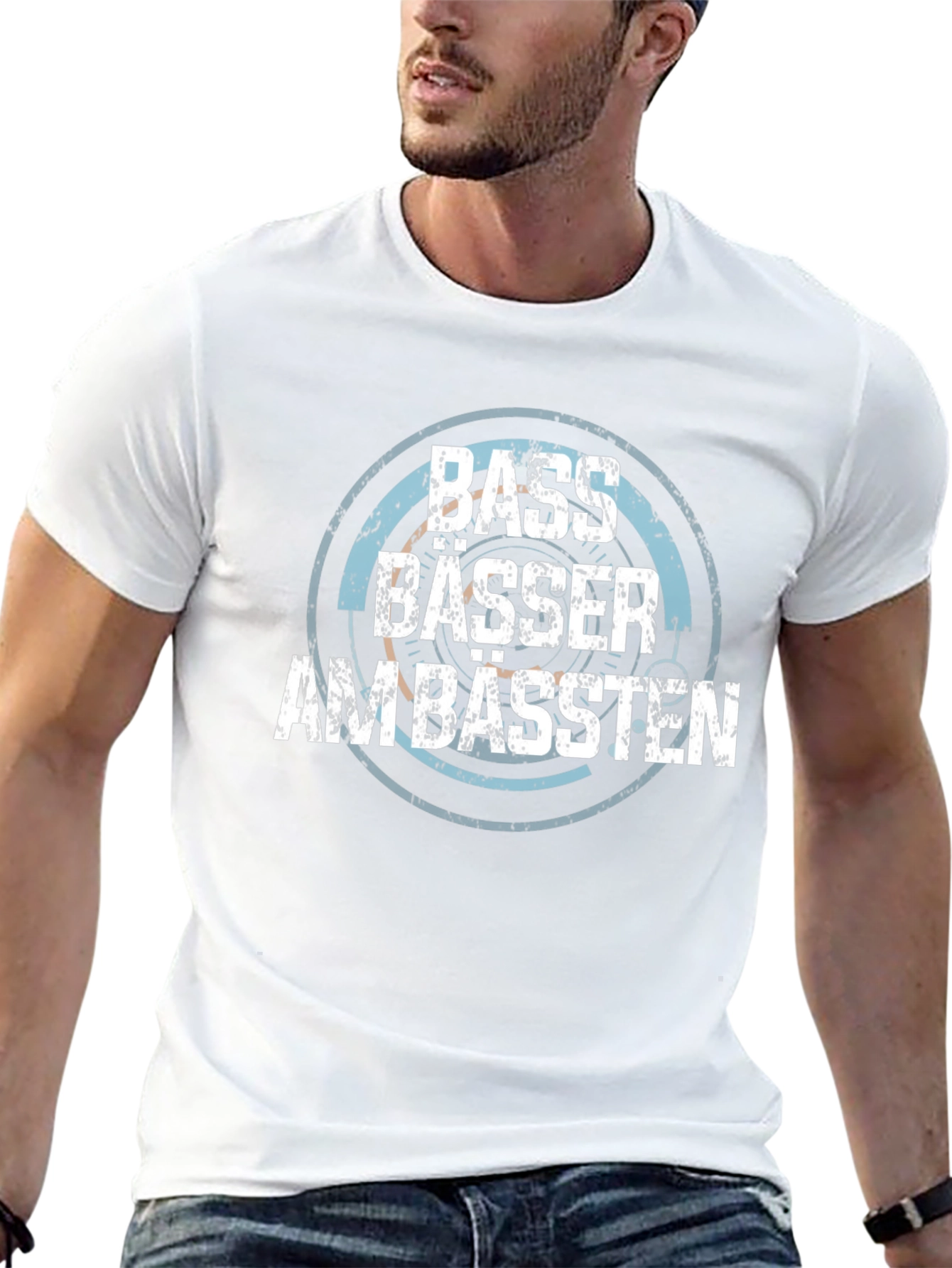 Bass Bässer Am Bässten Black T-Shirt