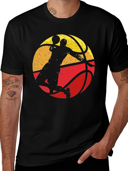 Retro Basketball Player Graphic Tee