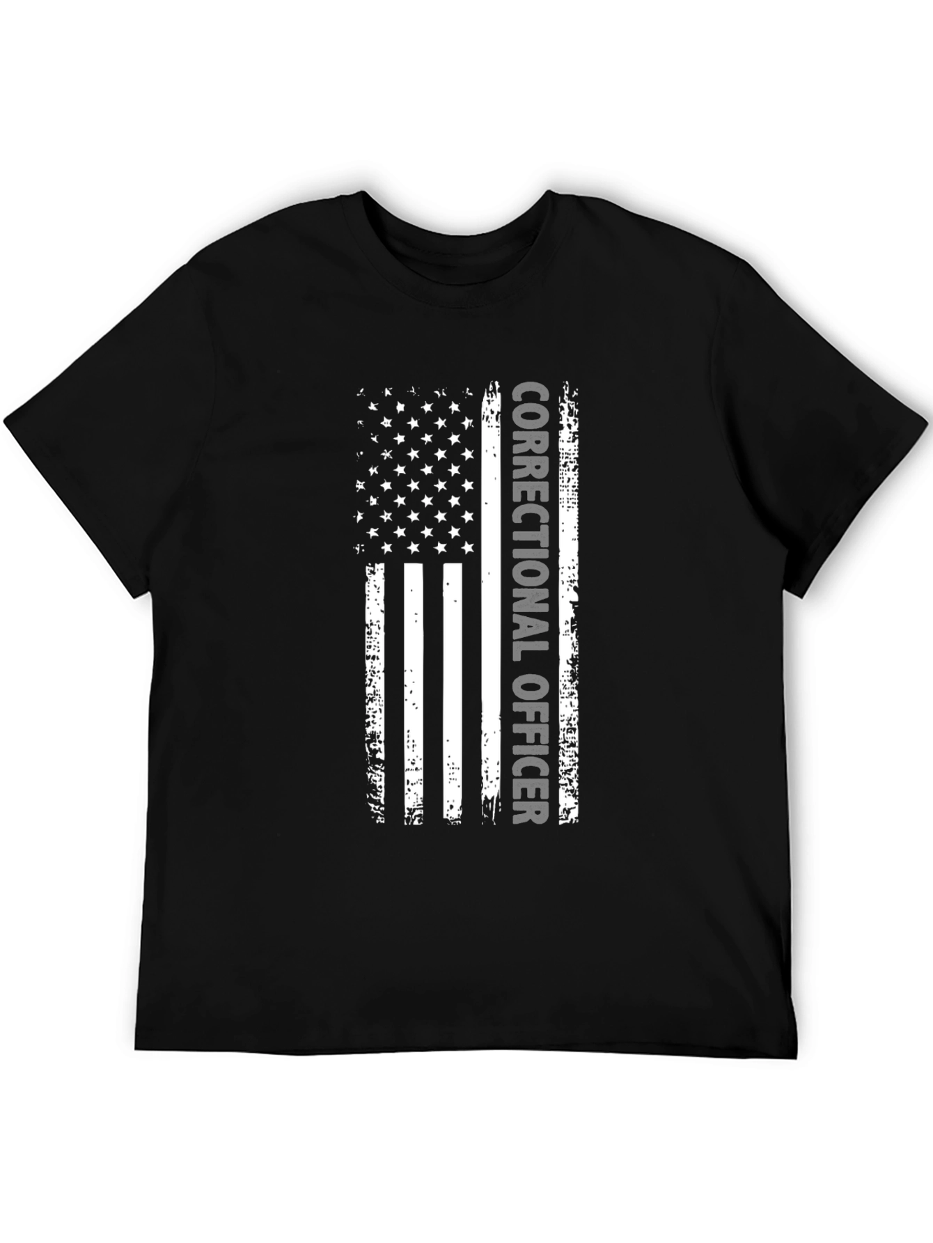 Correctional Officer American Flag T-Shirt