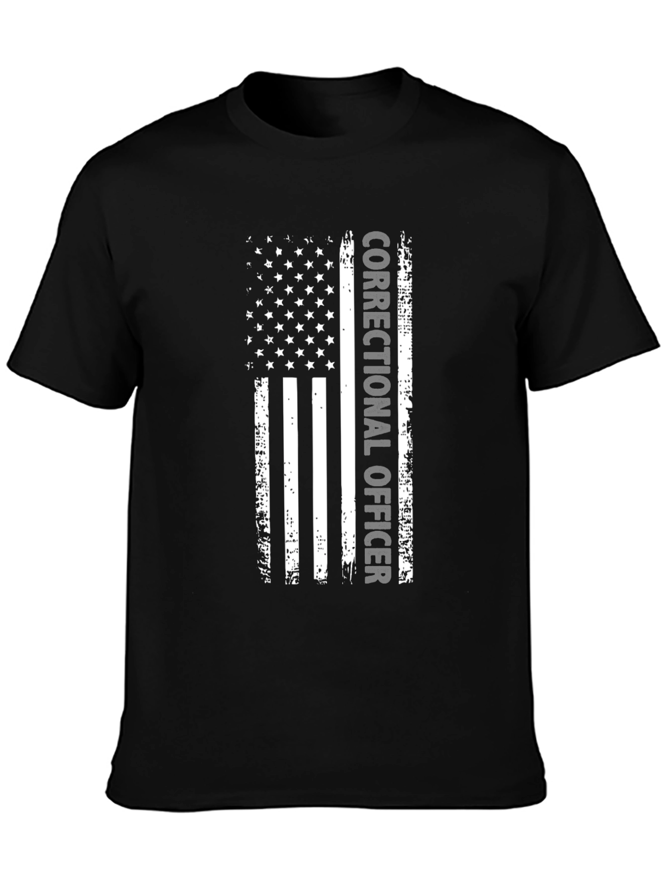 Correctional Officer American Flag T-Shirt