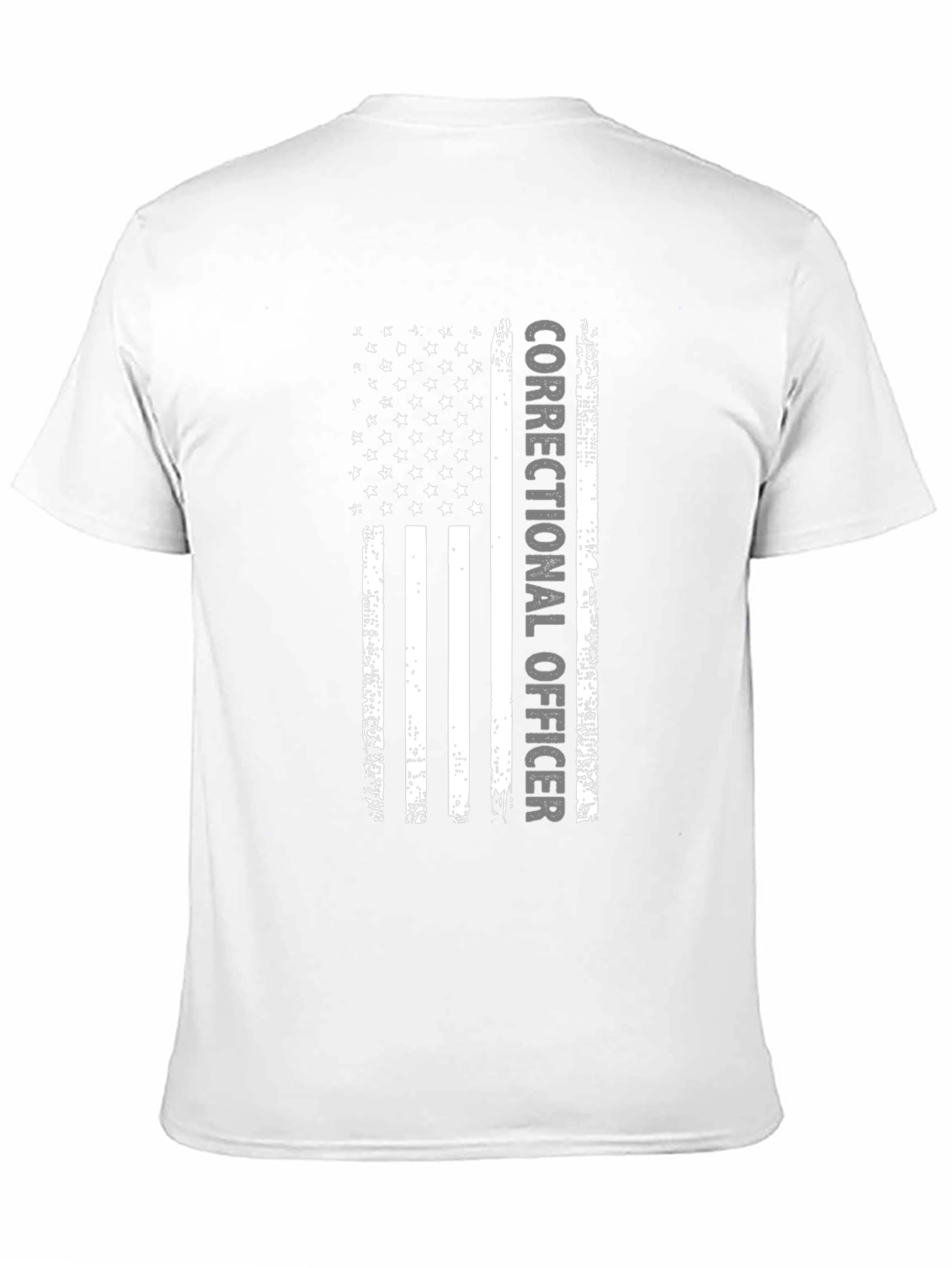 Correctional Officer American Flag T-Shirt
