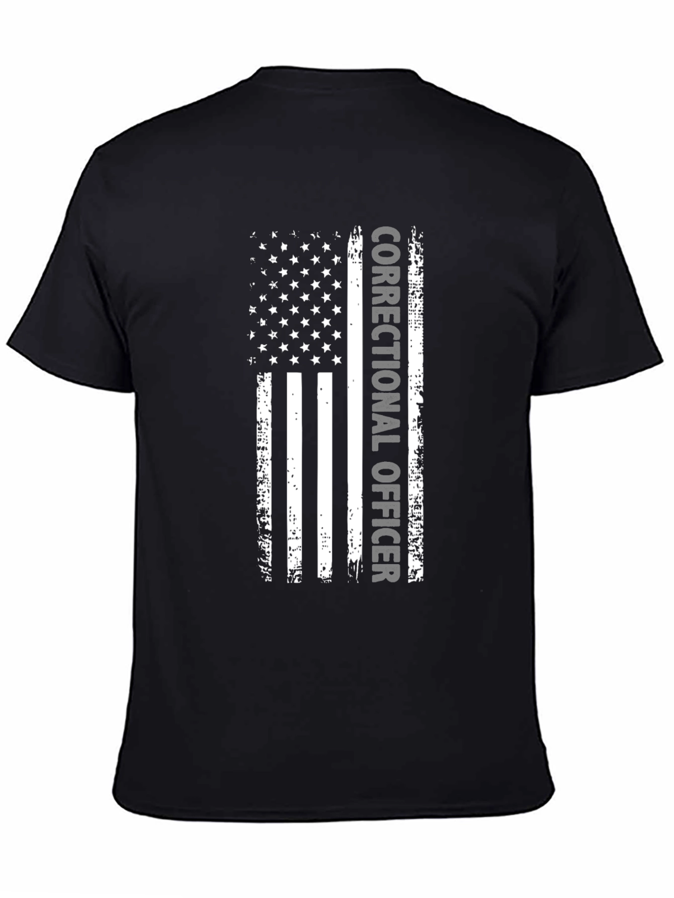 Correctional Officer American Flag T-Shirt