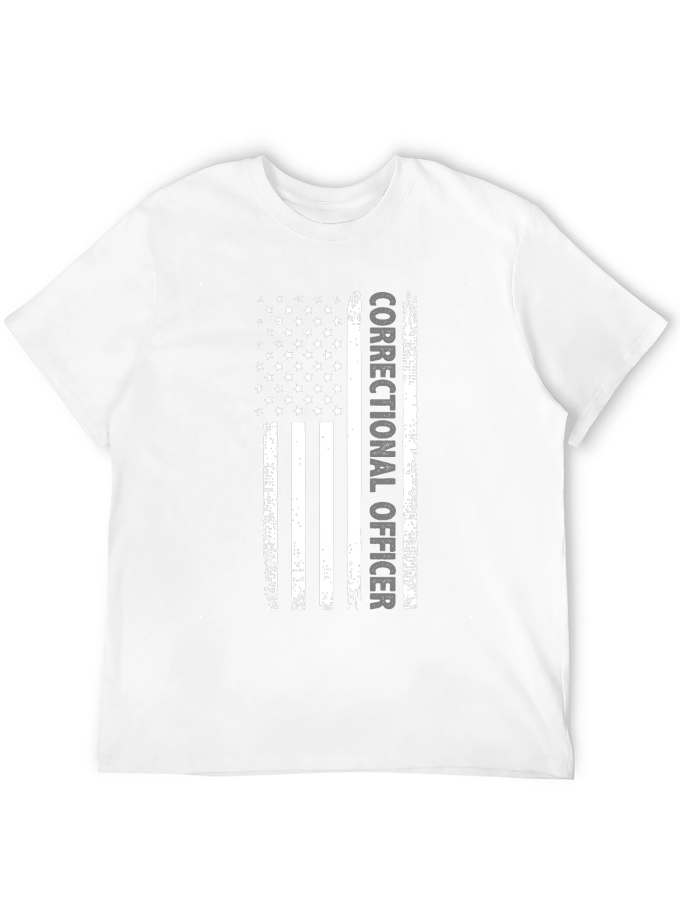Correctional Officer American Flag T-Shirt