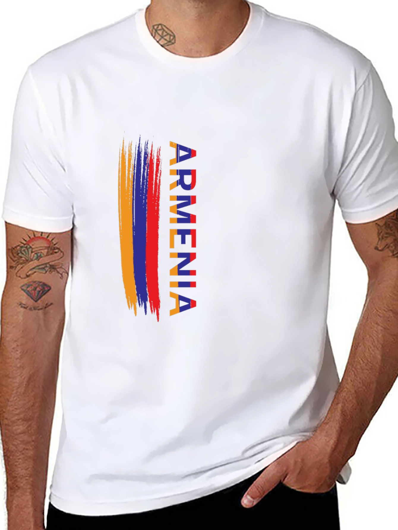Armenia Flag T-Shirt - Patriotic Design