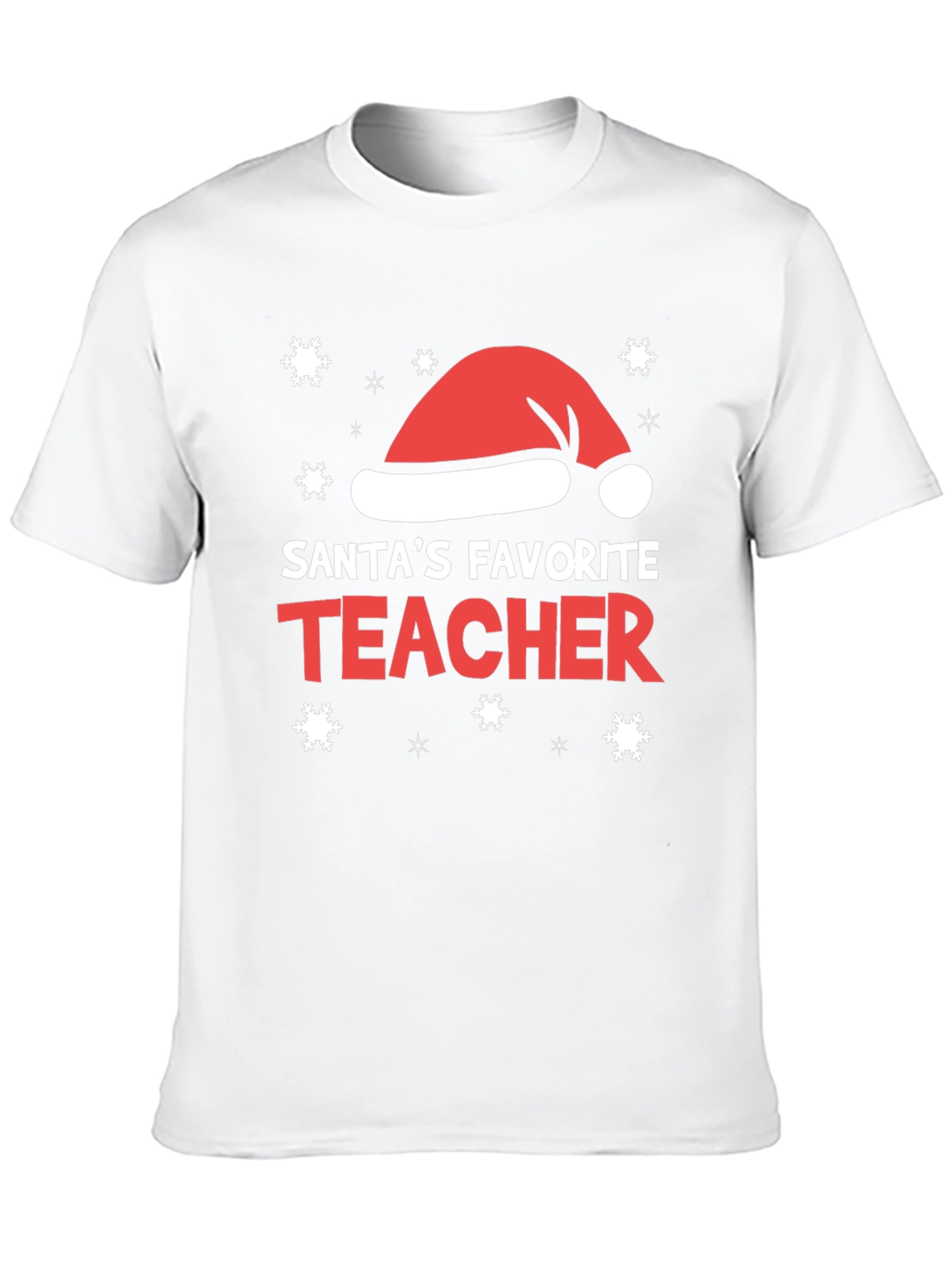Santas Favorite Teacher Christmas Holiday Tee