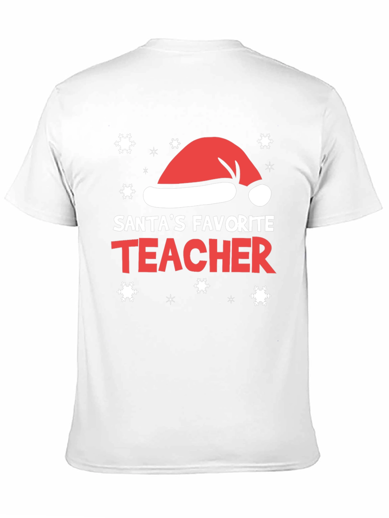 Santas Favorite Teacher Christmas Holiday Tee