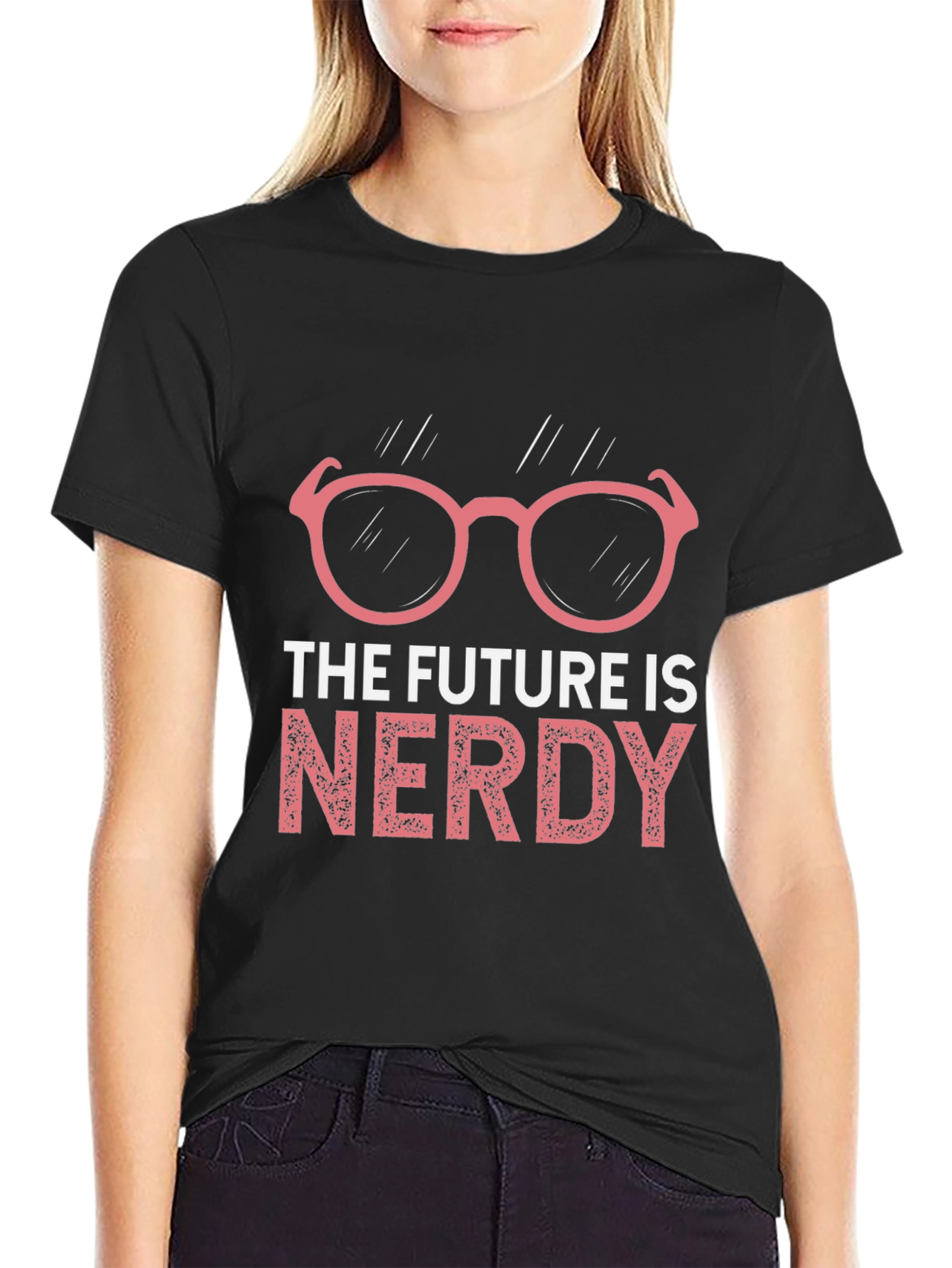 The Future Is Nerdy T-Shirt - Geek Chic Style